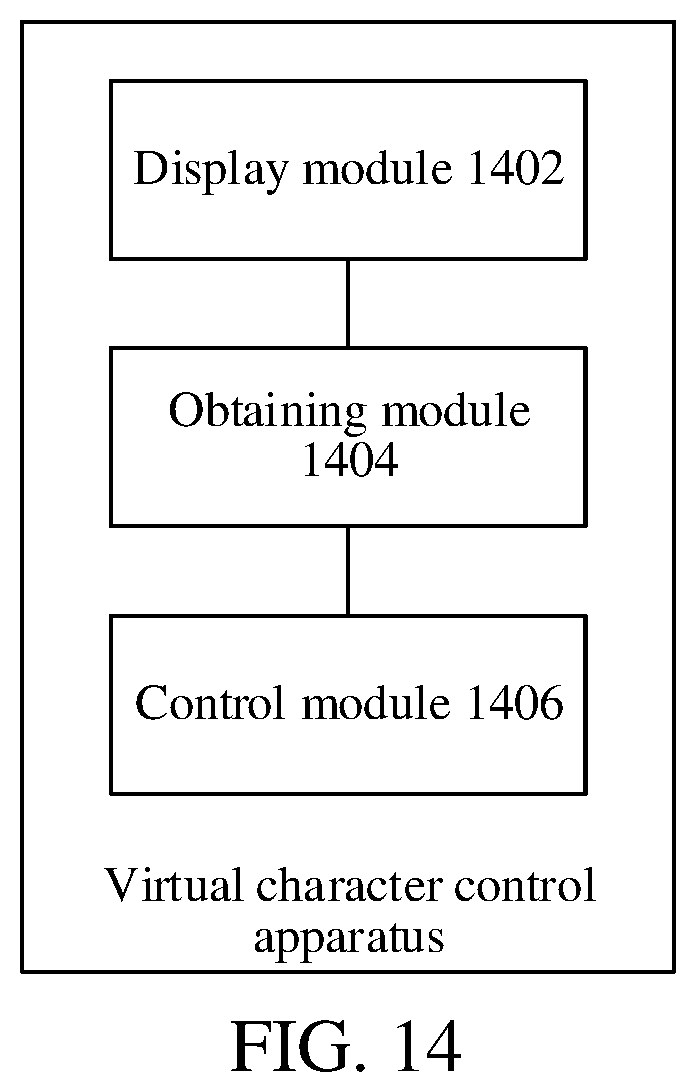 Patent US12599840 Figure 12 – Virtual character control method and apparatus, storage medium, and electronic device