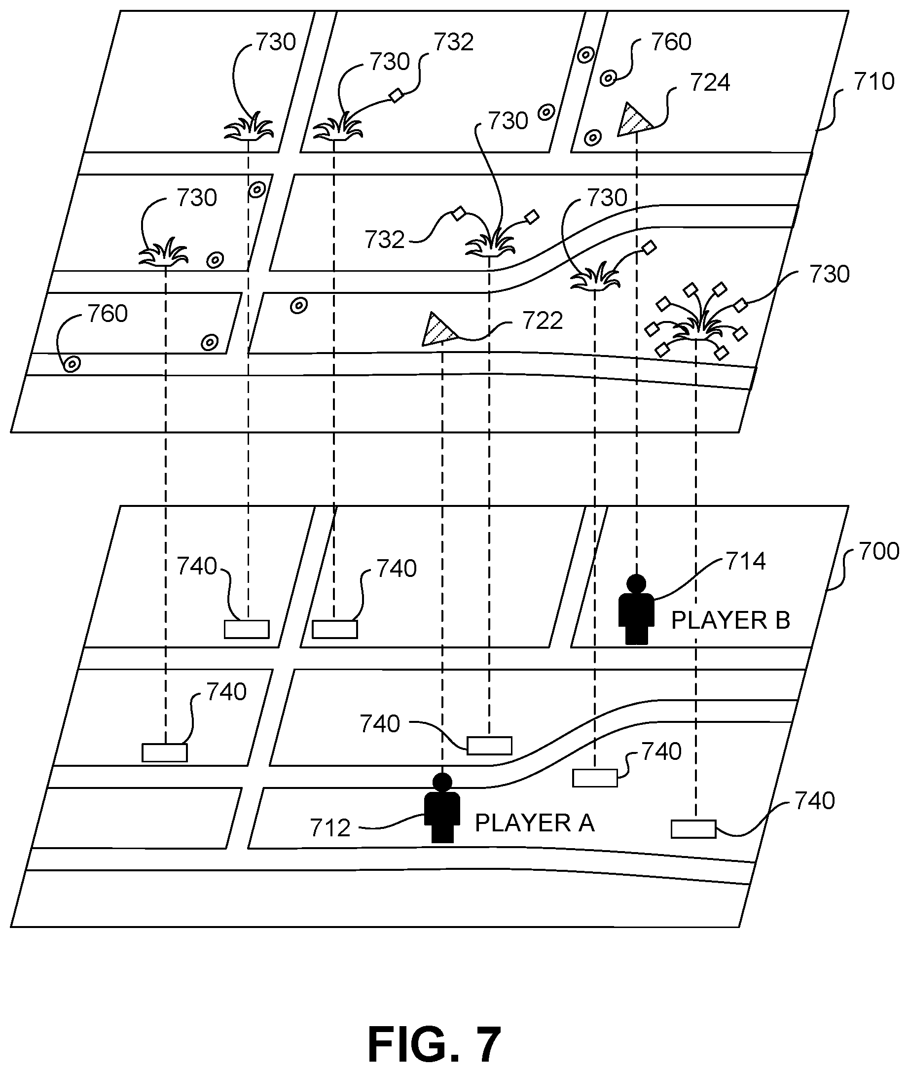 Patent US12599842 Figure 5 – Anonymizing user location data in a location-based application