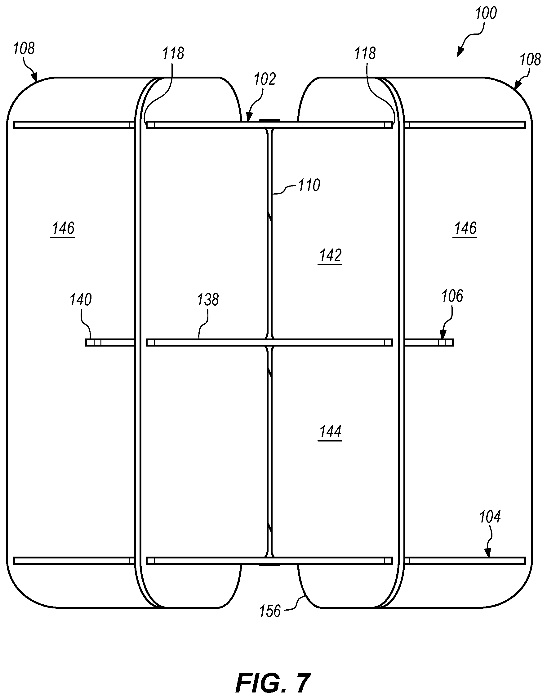 Patent US12599845 Figure 7 – Piñata structure and method for assembling same
