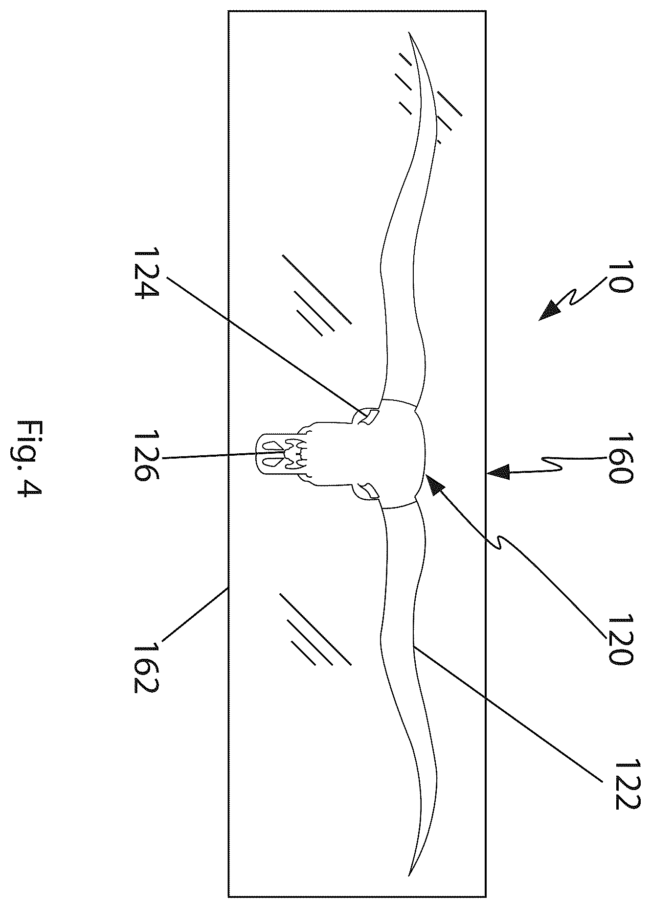 Patent US12599846 Figure 3 – Bull skull with smoke dispensing system