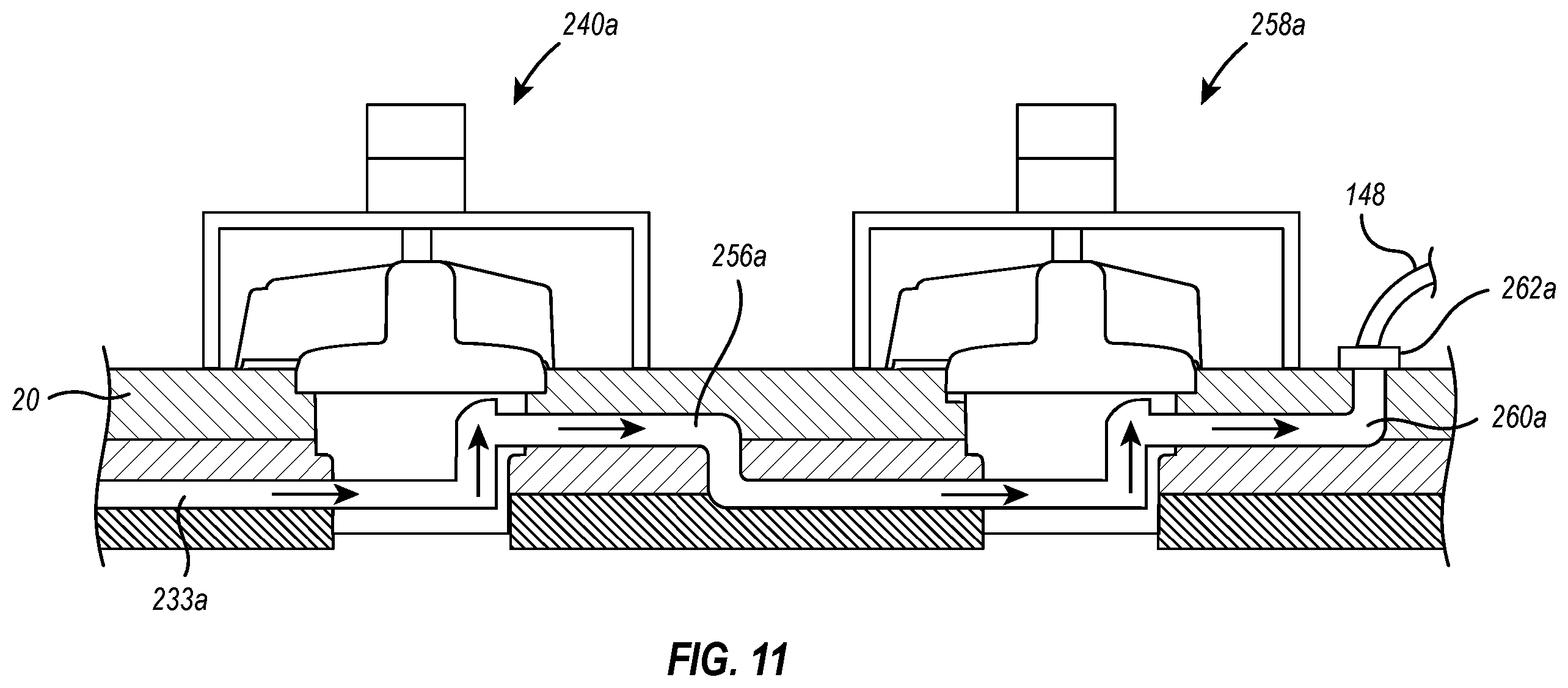 Patent US12599851 Figure 9 – Multi-column chromatography systems with rotatable valve assemblies