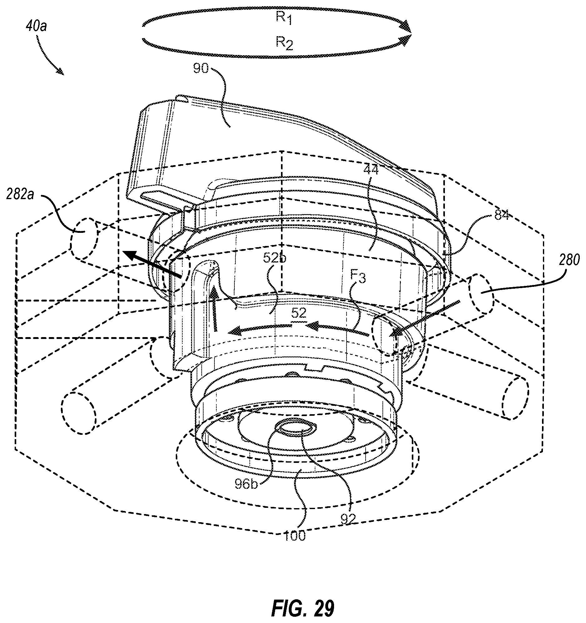 Patent US12599851 Figure 19 – Multi-column chromatography systems with rotatable valve assemblies