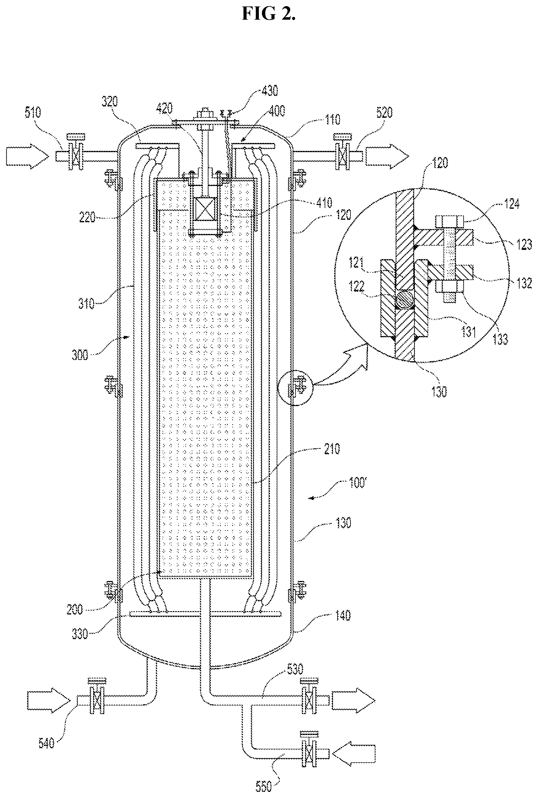 Patent US12599852 Figure 2 – Filtration device
