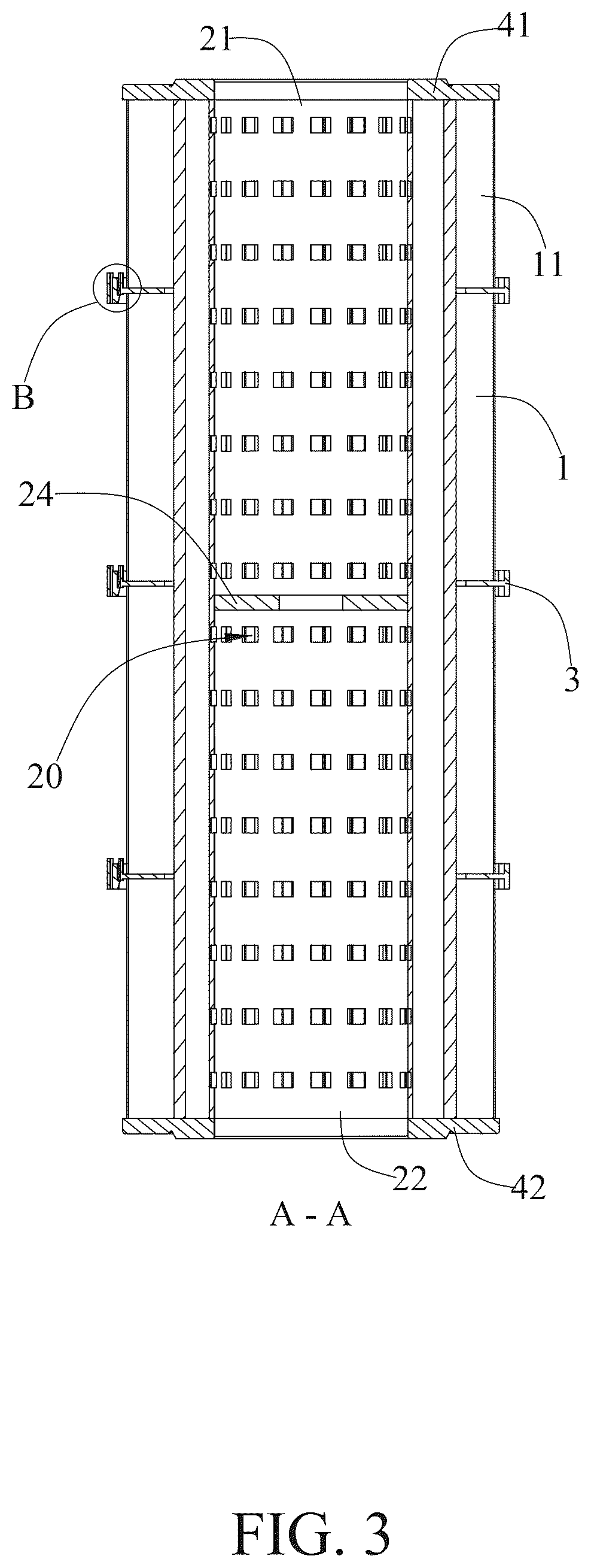 Patent US12599853 Figure 3 – Swimming pool filter cartridge