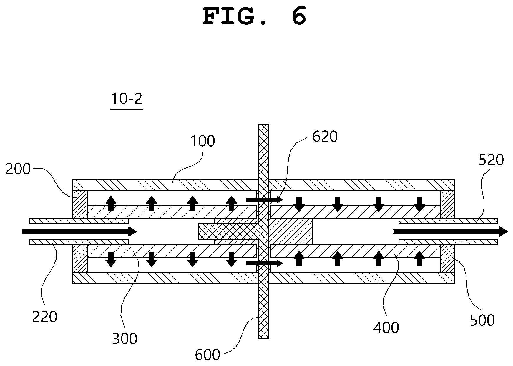 Patent US12599855 Figure 6 – Double filter apparatus including gas supply tube and system including the same