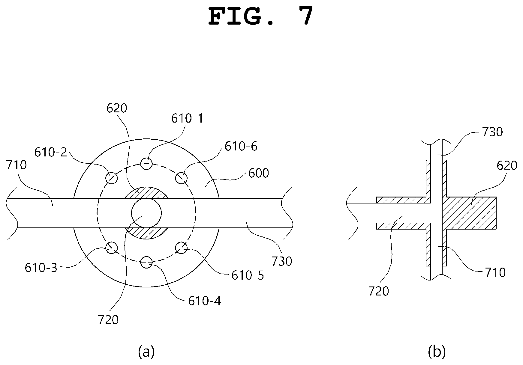 Patent US12599855 Figure 7 – Double filter apparatus including gas supply tube and system including the same