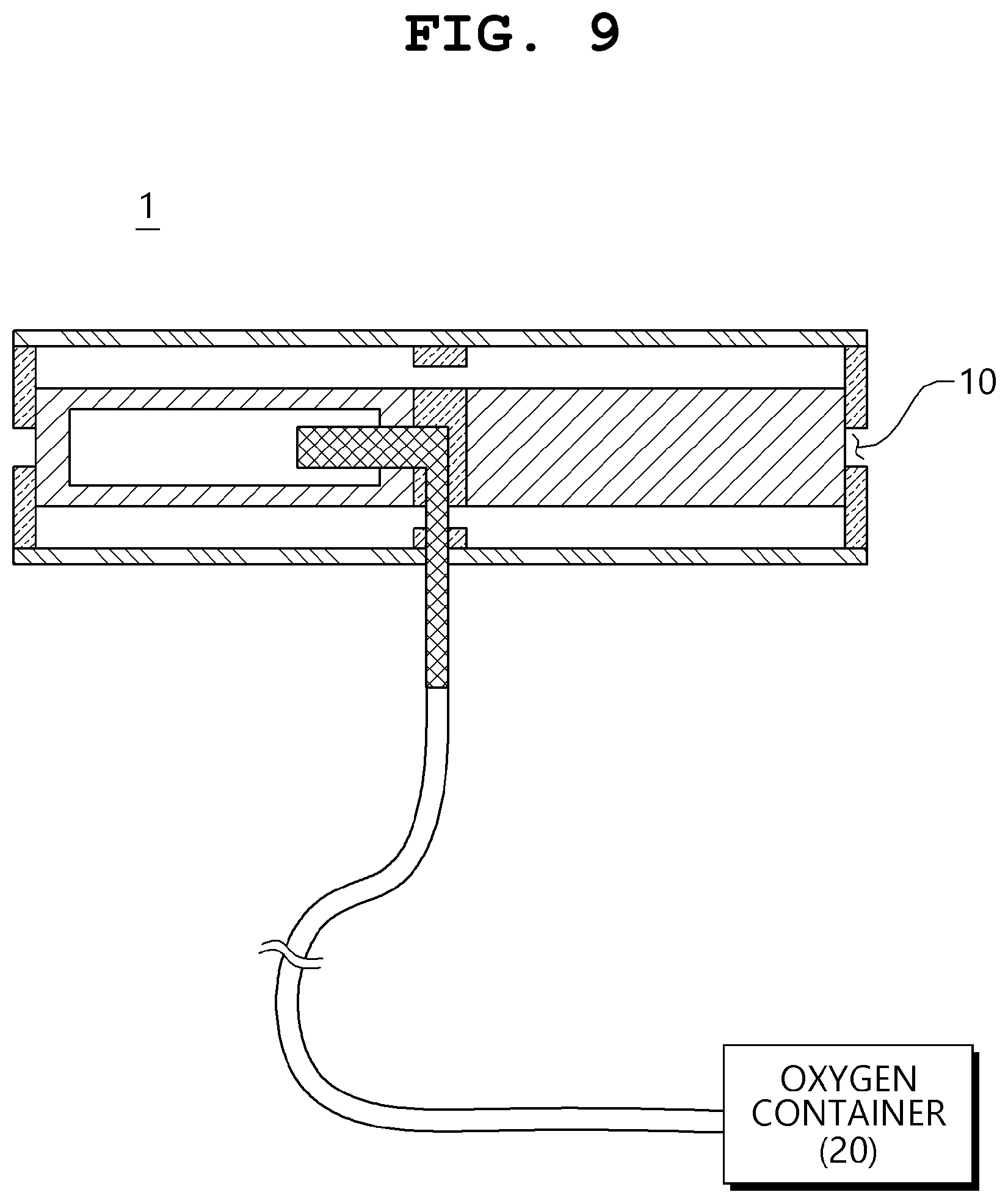Patent US12599855 Figure 9 – Double filter apparatus including gas supply tube and system including the same
