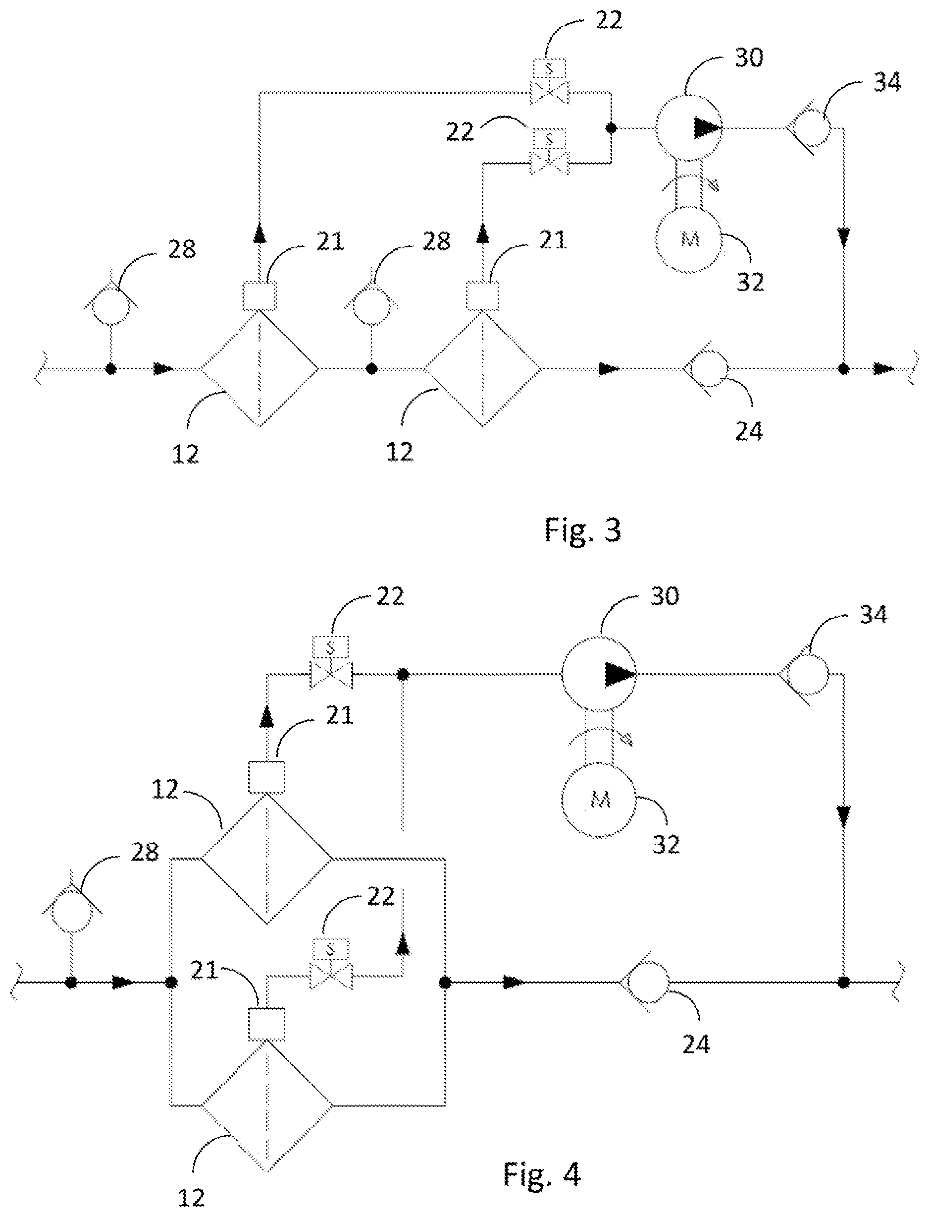 Patent US12599856 Figure 3 – Fluid filter system with auto drain