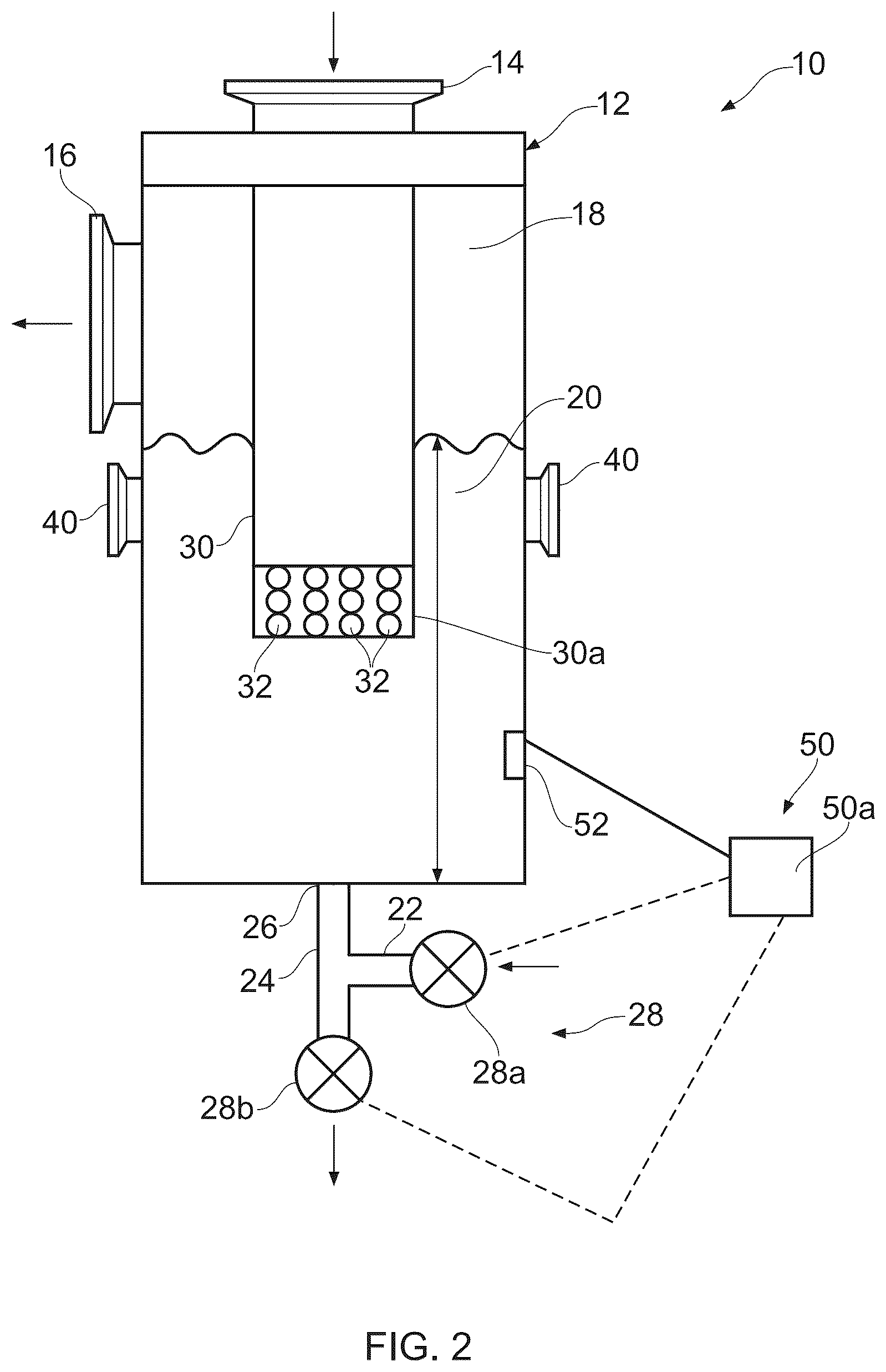 Patent US12599860 Figure 2 – Liquid filter apparatus with thermal shield