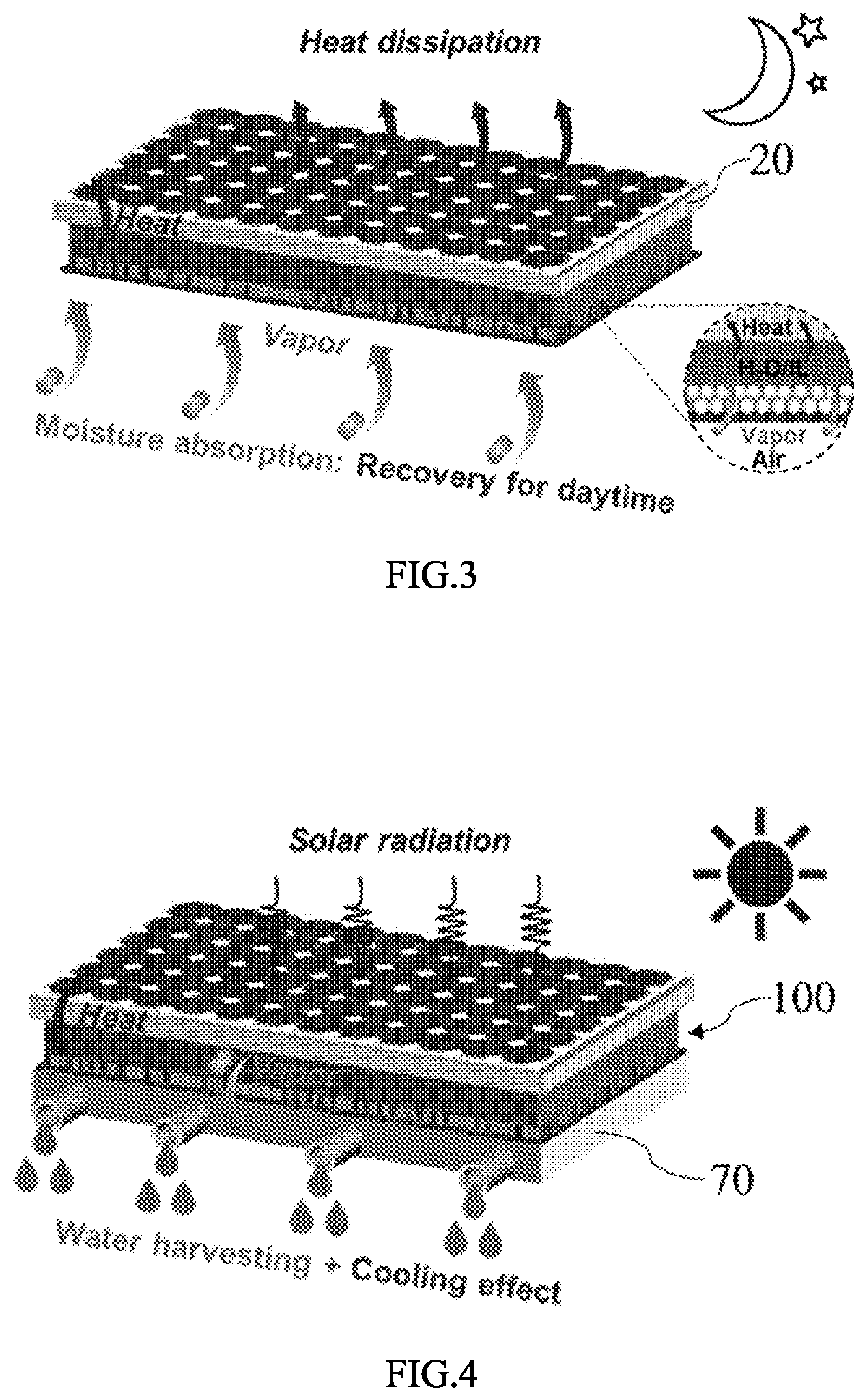 Patent US12599866 Figure 2 – Membrane-based desorption cooling method for passive thermal management