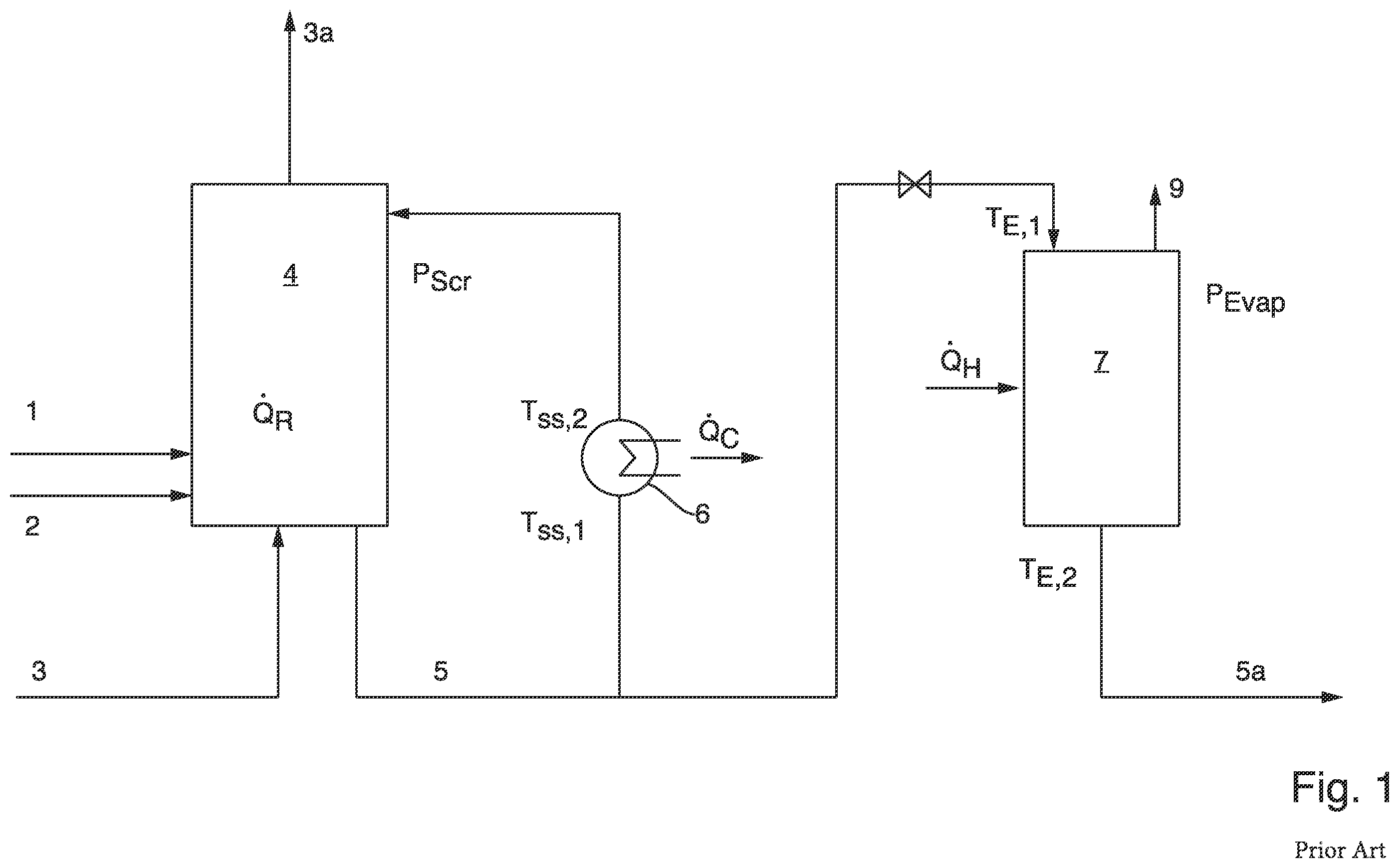 Patent US12599871 Figure 1 – Exhaust gas scrubber with energy integration