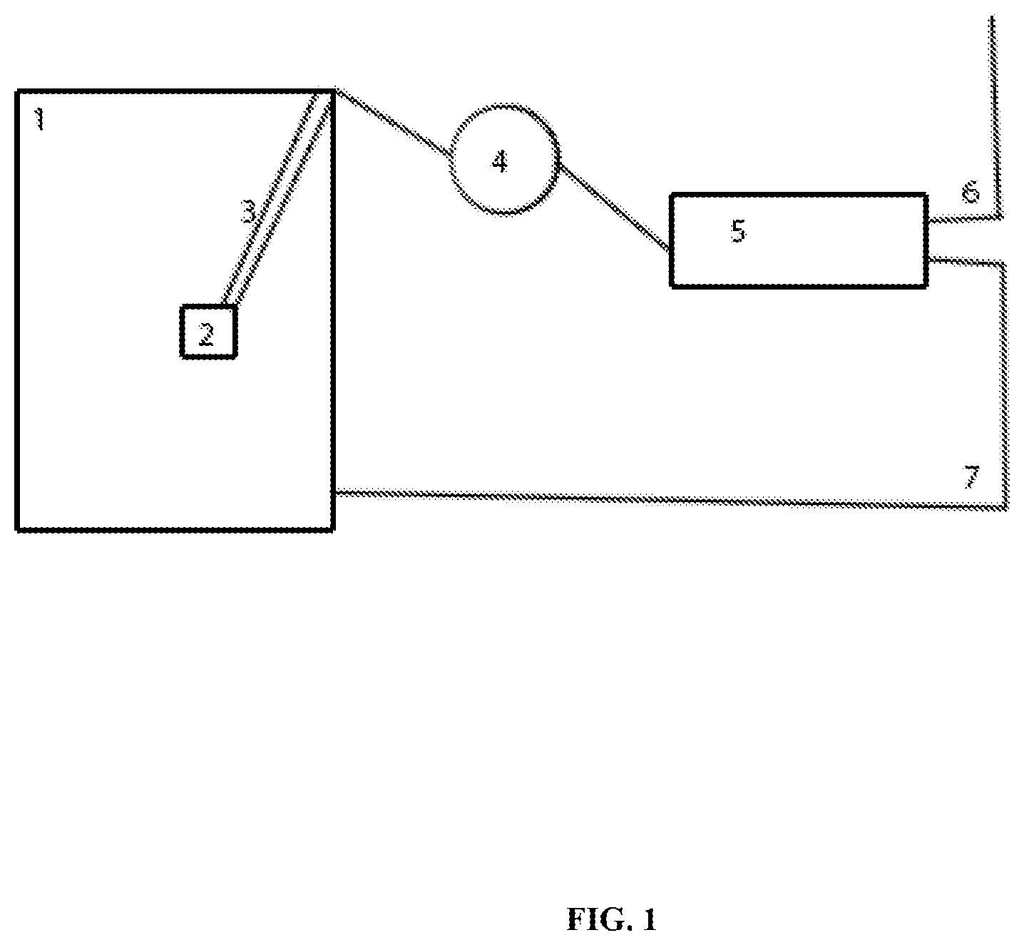 Patent US12599873 Figure 1 – Device for membrane purification of a liquid