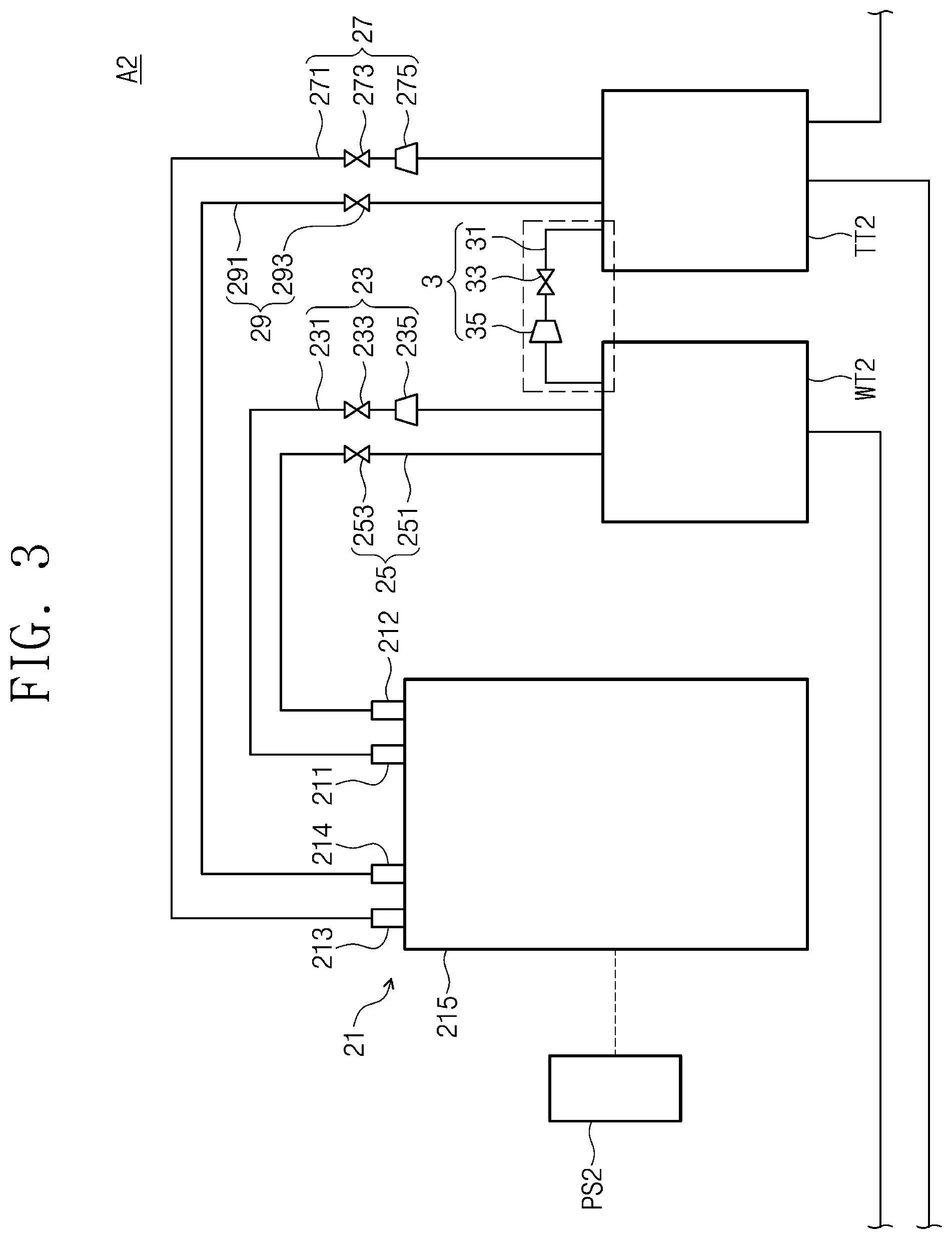 Patent US12599874 Figure 3 – Wastewater treatment system and method for semiconductor fabrication process