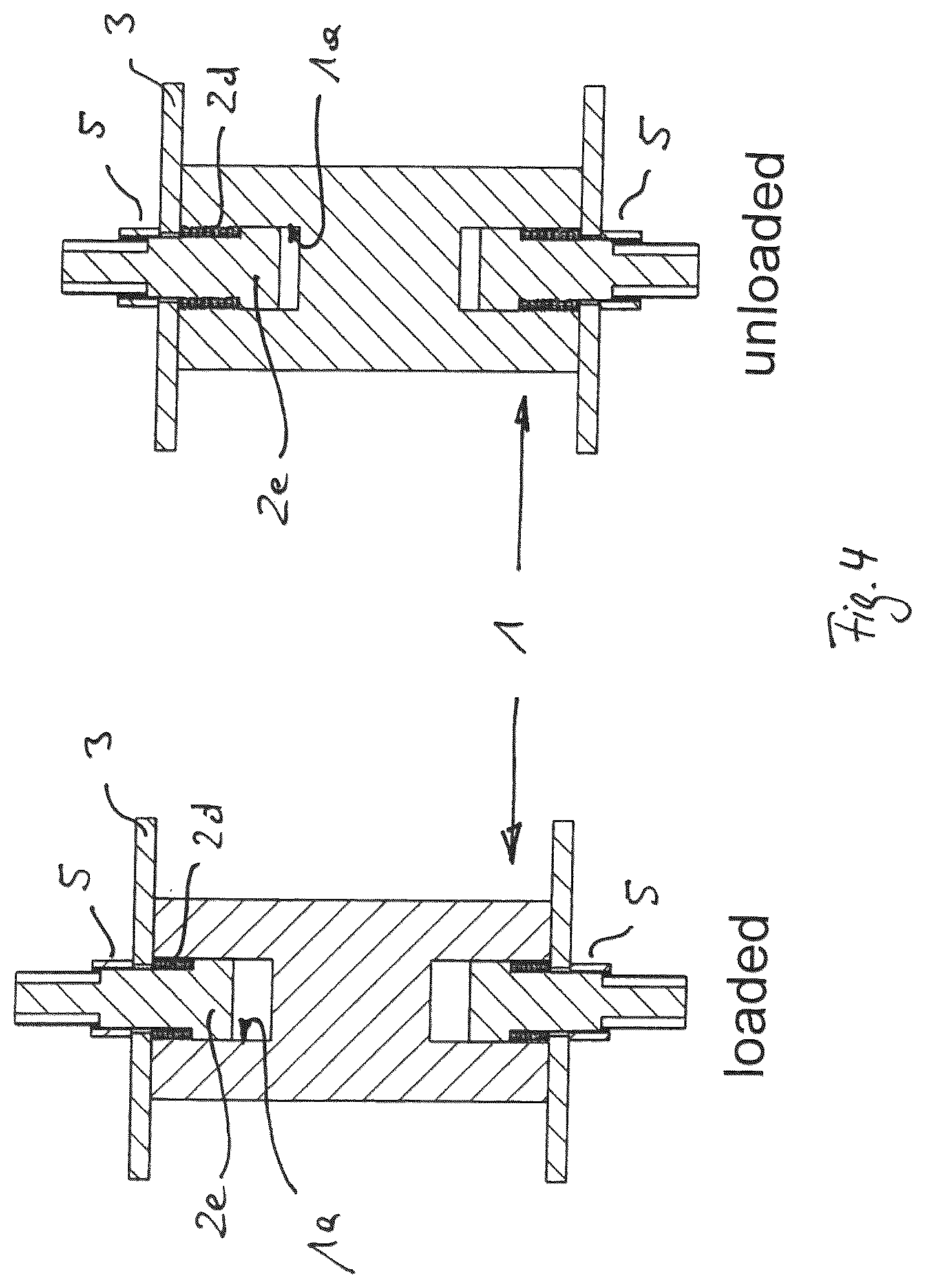 Patent US12599875 Figure 4 – Winding system for winding up concatenated hollow fibers onto a winding core