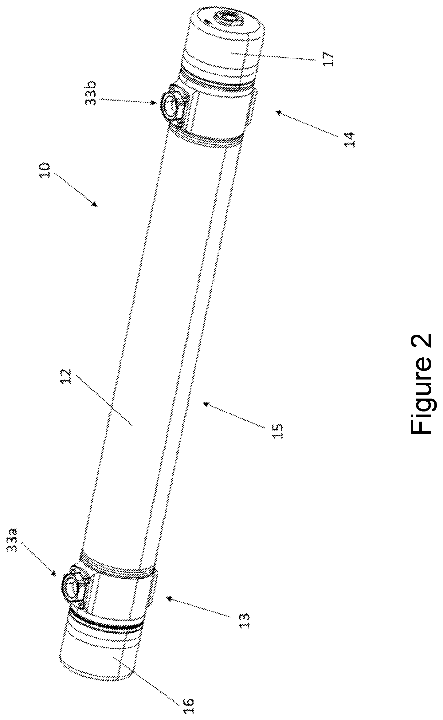 Patent US12599876 Figure 2 – Port for membrane module