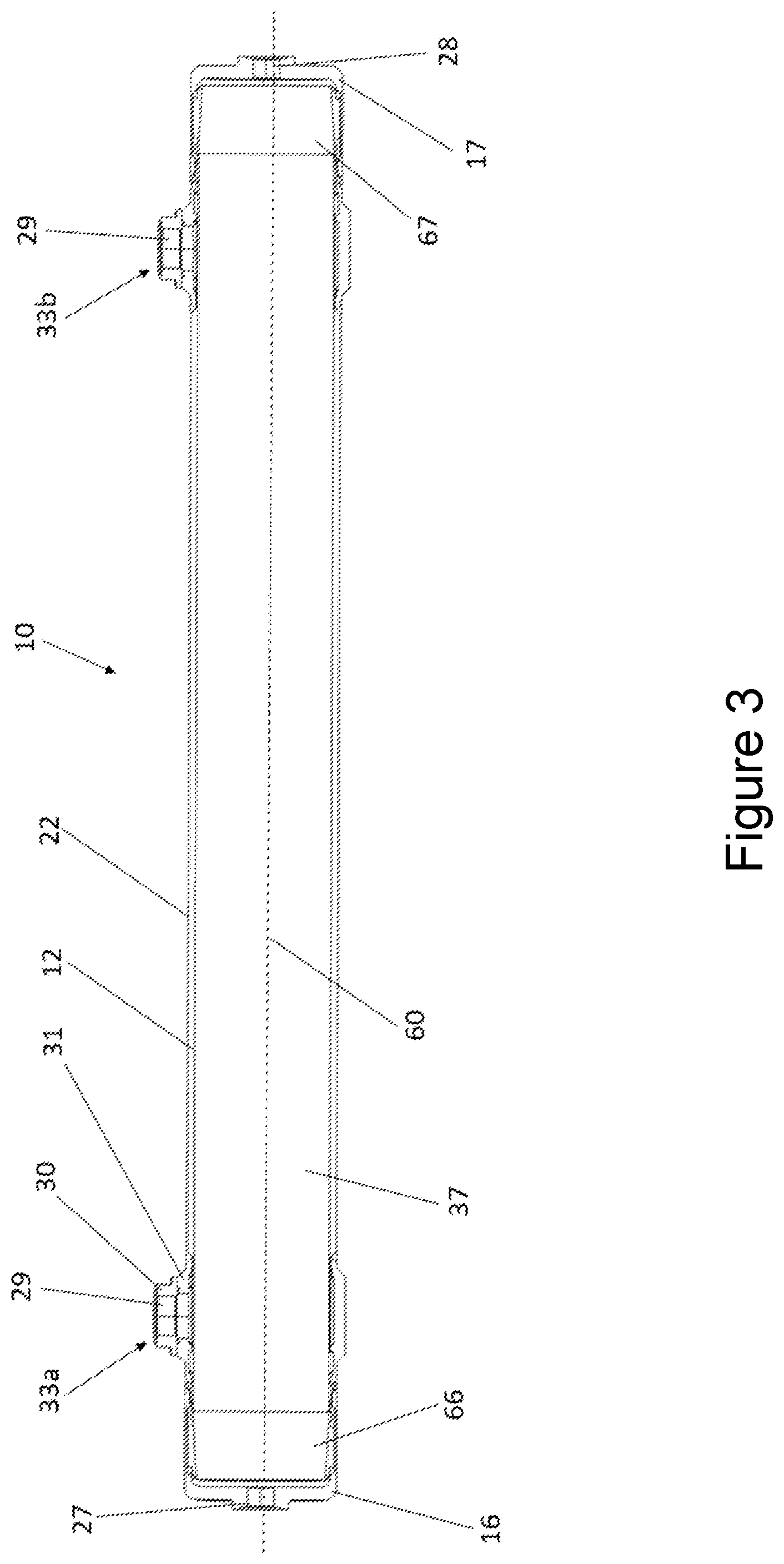 Patent US12599876 Figure 3 – Port for membrane module