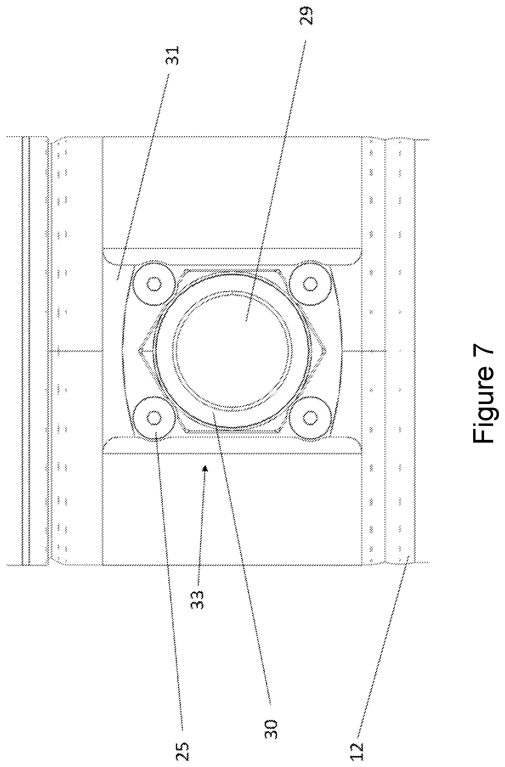 Patent US12599876 Figure 7 – Port for membrane module