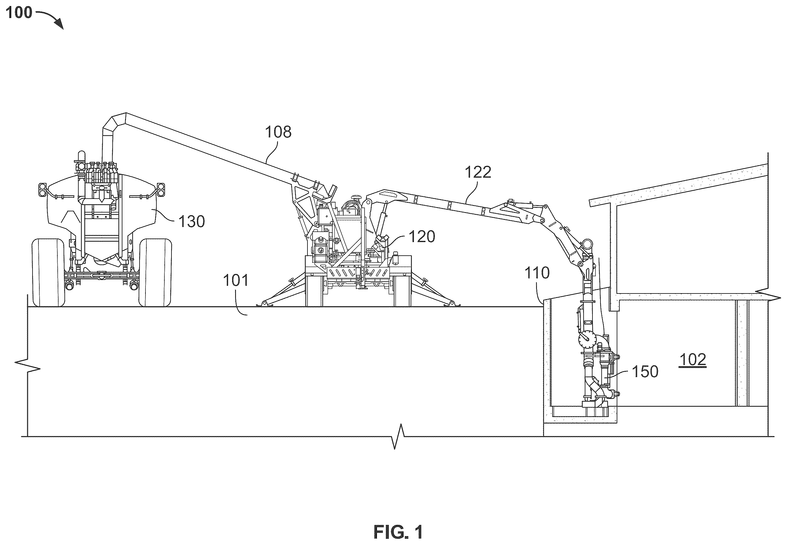 Patent US12599877 Figure 1 – Liquid manure agitation