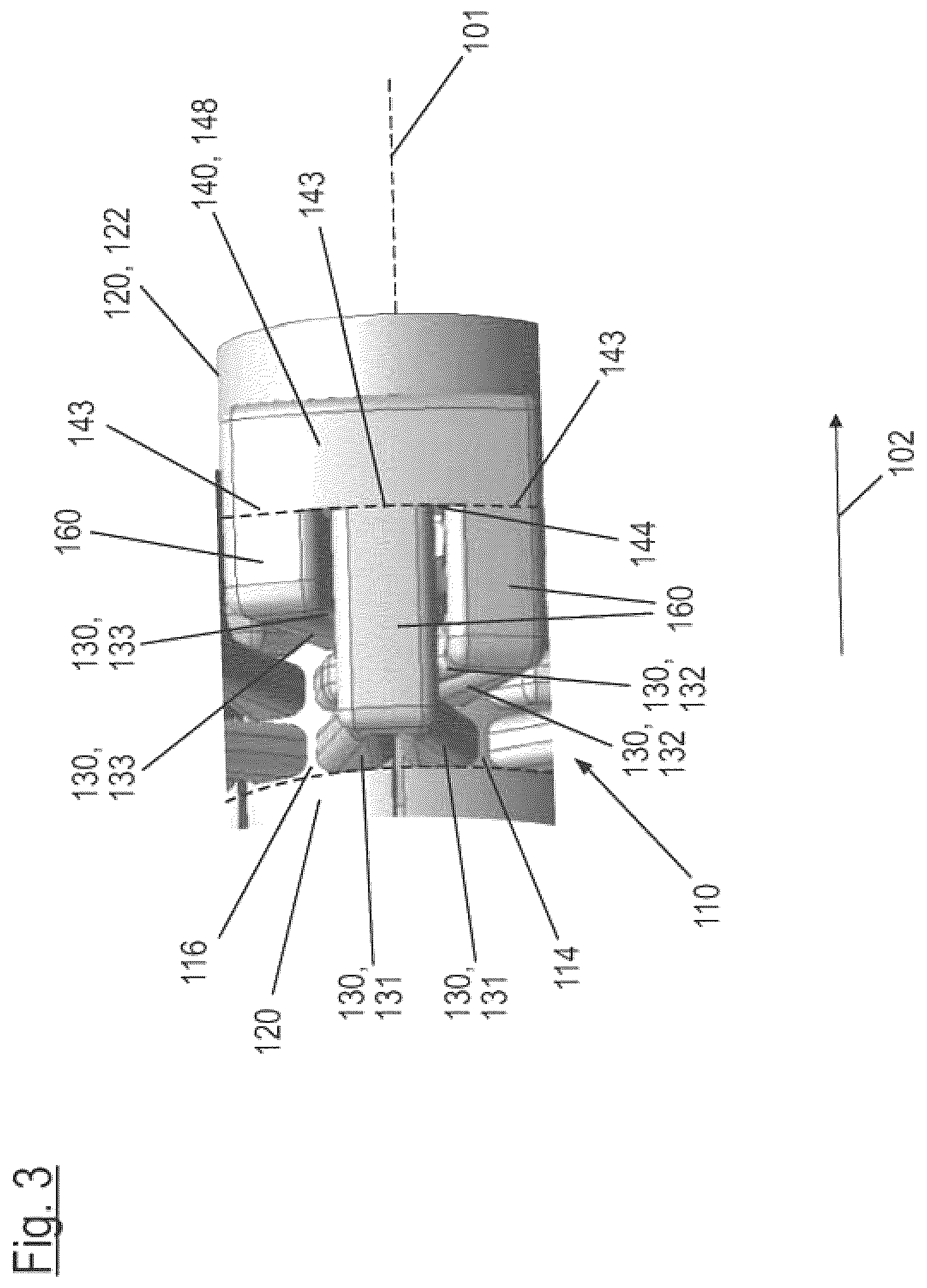 Patent US12599878 Figure 3 – Mixing segment for a static mixer