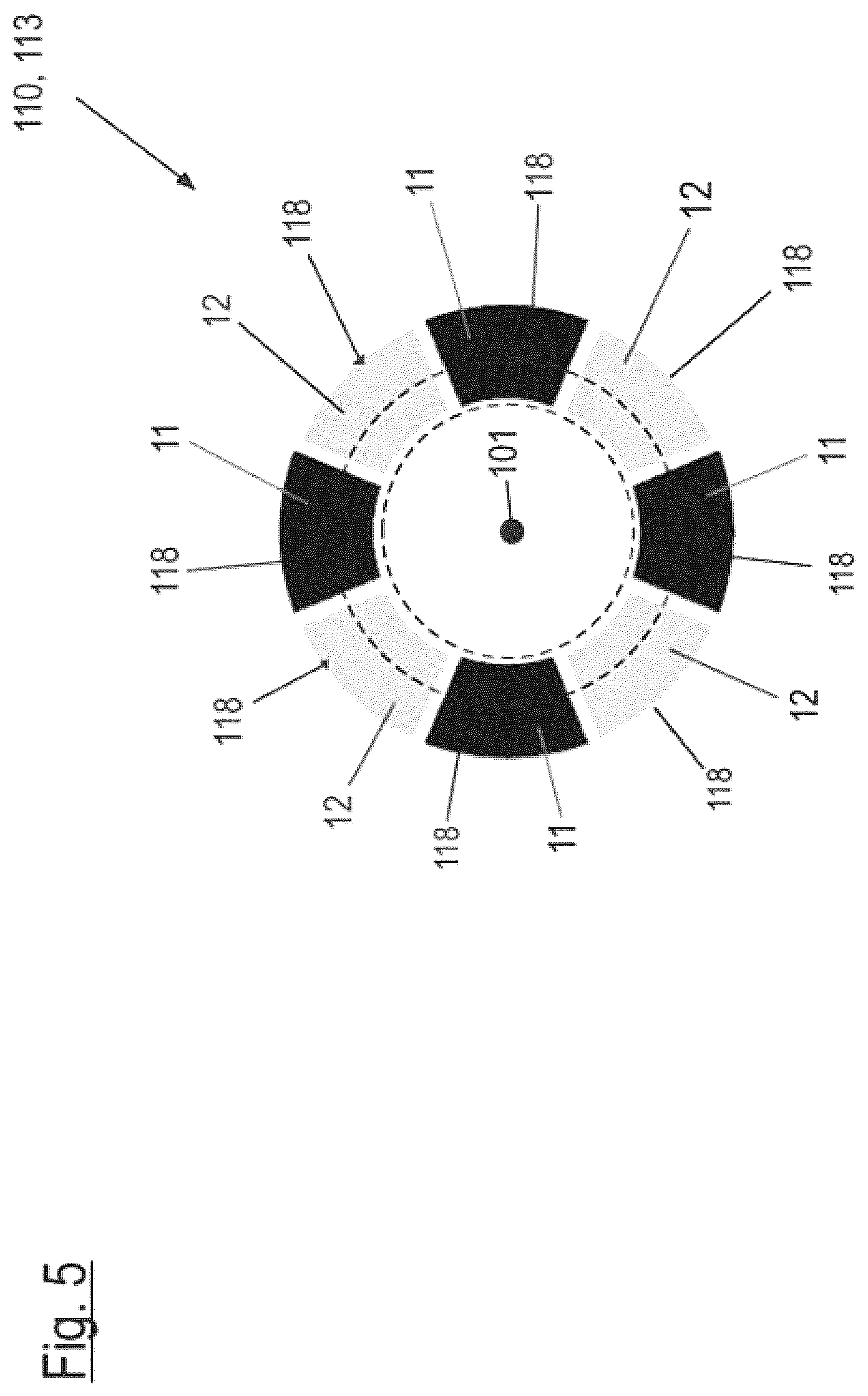 Patent US12599878 Figure 5 – Mixing segment for a static mixer