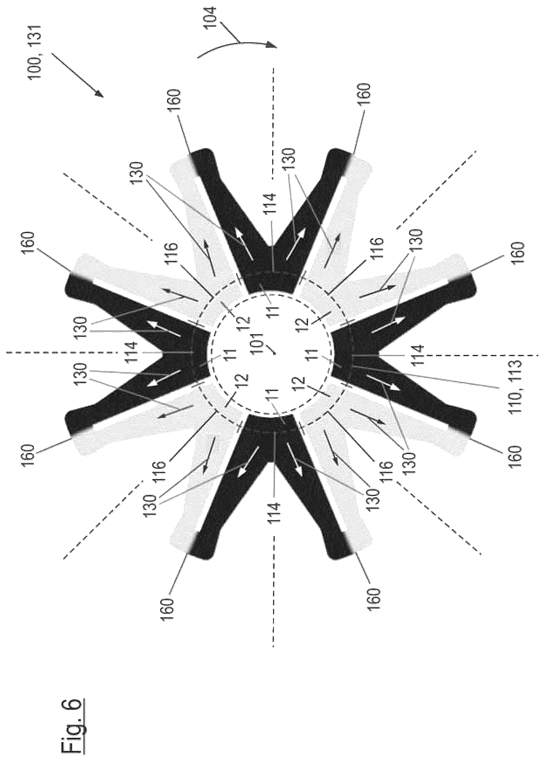 Patent US12599878 Figure 6 – Mixing segment for a static mixer