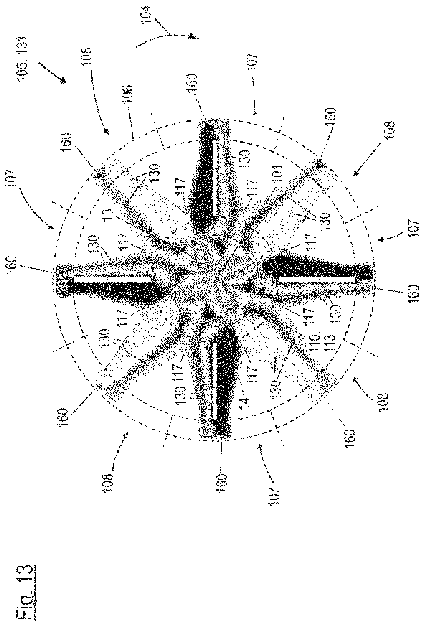 Patent US12599878 Figure 13 – Mixing segment for a static mixer
