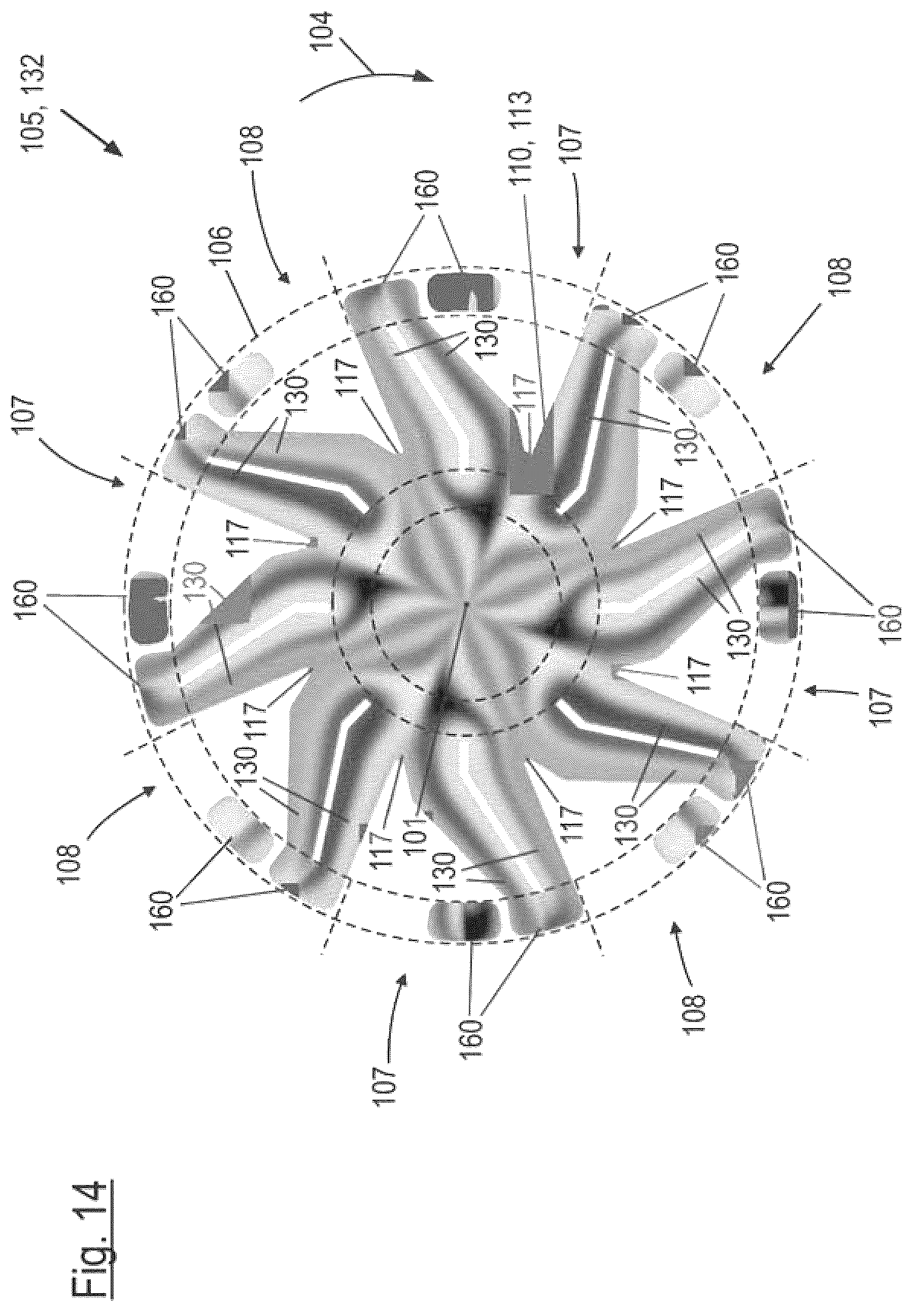 Patent US12599878 Figure 14 – Mixing segment for a static mixer