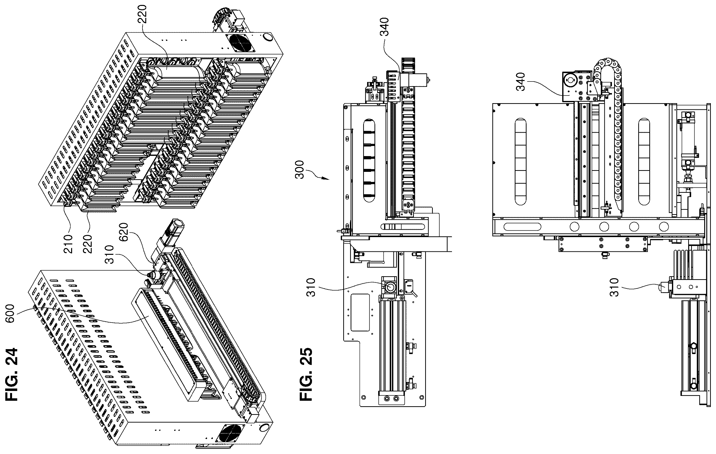 Patent US12599880 Figure 20 – Raw material/container supply device for individual-specific cosmetics manufacturing selling machine