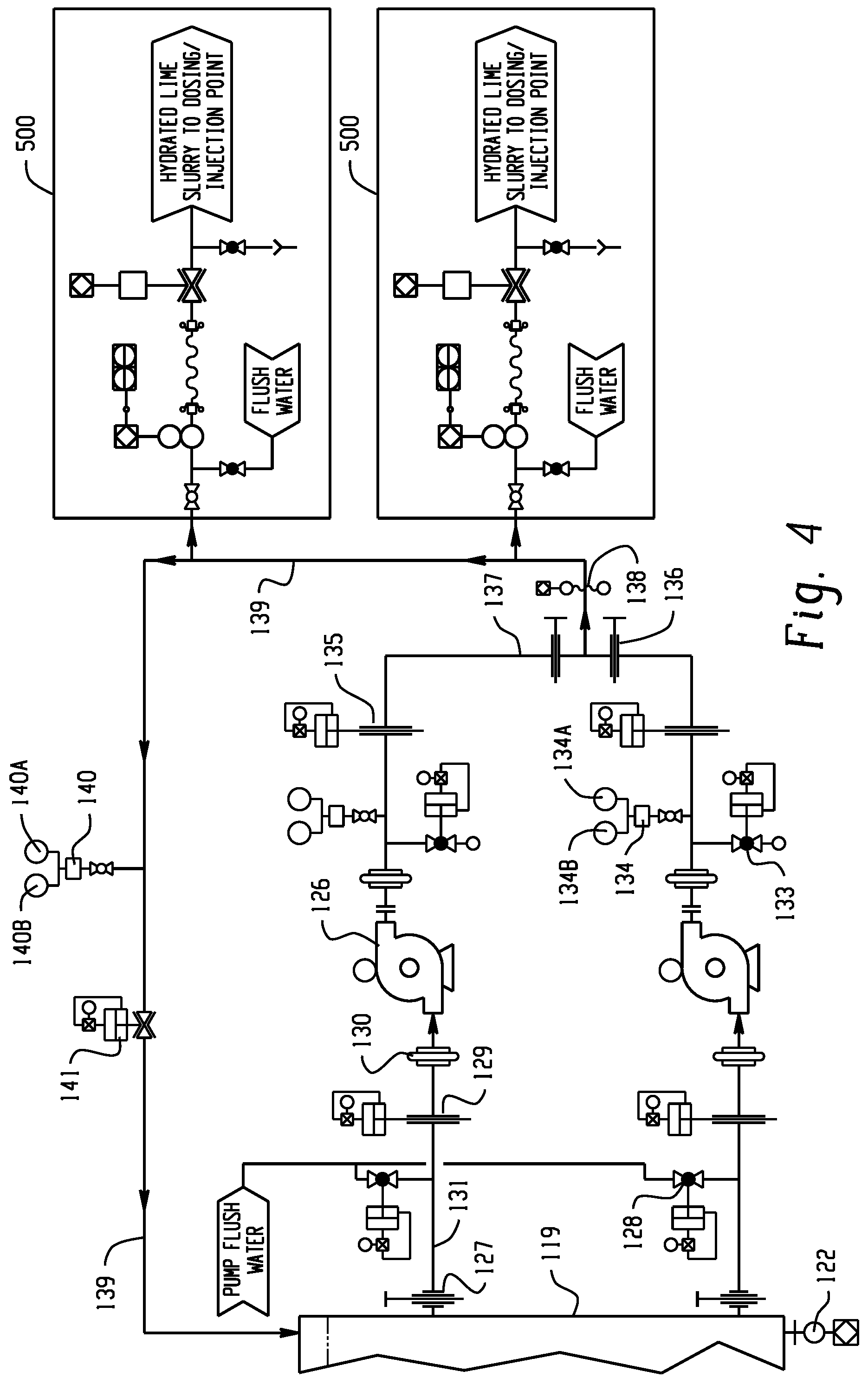Patent US12599882 Figure 6 – Hybrid calcium oxide hydration and hydrated lime slurry preparation system