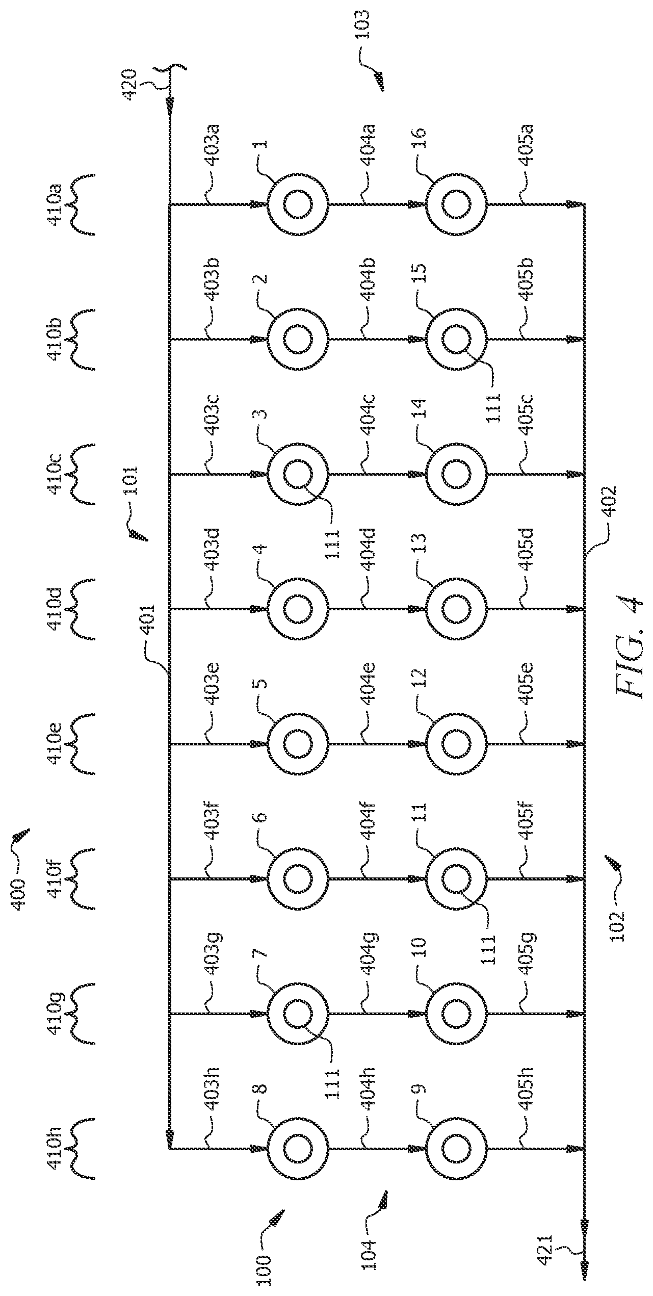 Patent US12599887 Figure 4 – Loop slurry reactor cooling processes and systems