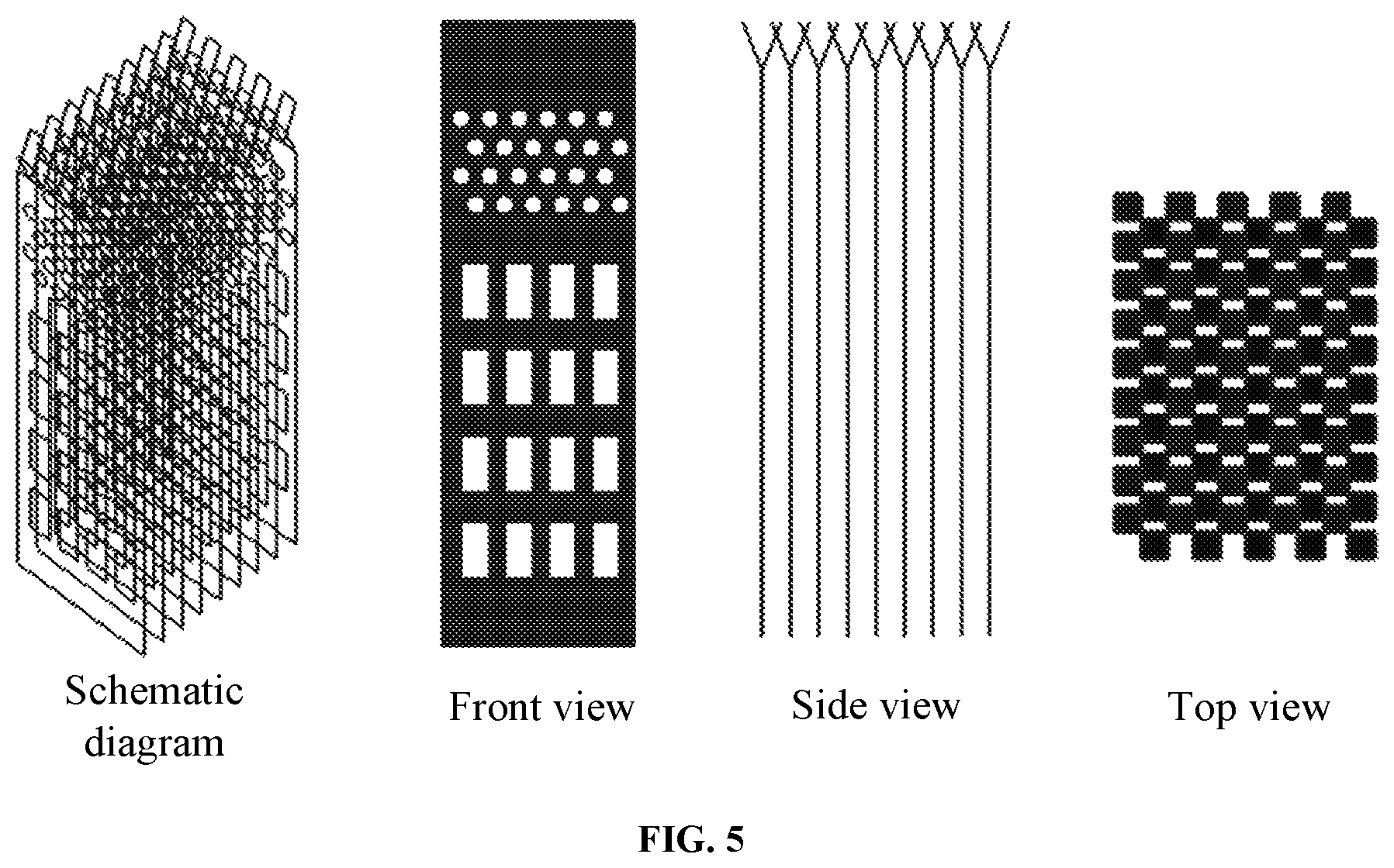 Patent US12599889 Figure 3 – Packing element, structured packing and use of structured packing
