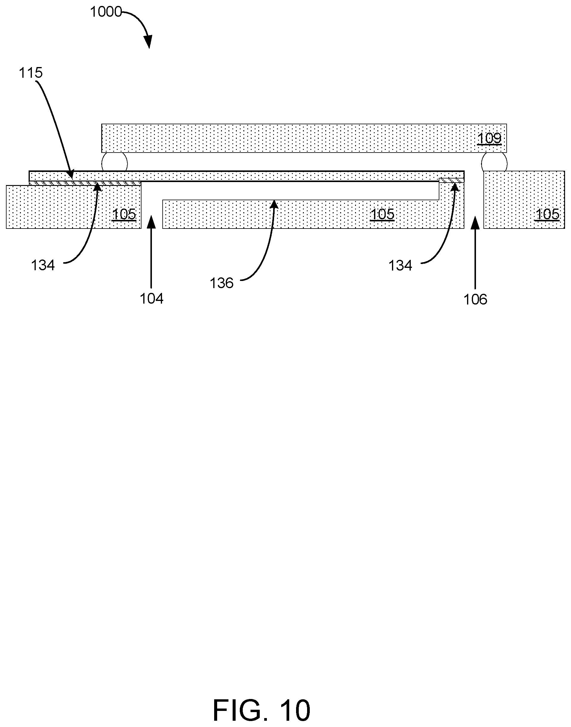 Patent US12599901 Figure 10 – Microfluidic reaction chamber with a reaction chamber circuit