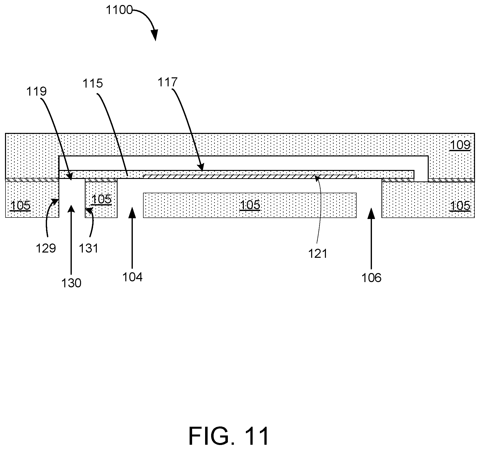 Patent US12599901 Figure 11 – Microfluidic reaction chamber with a reaction chamber circuit