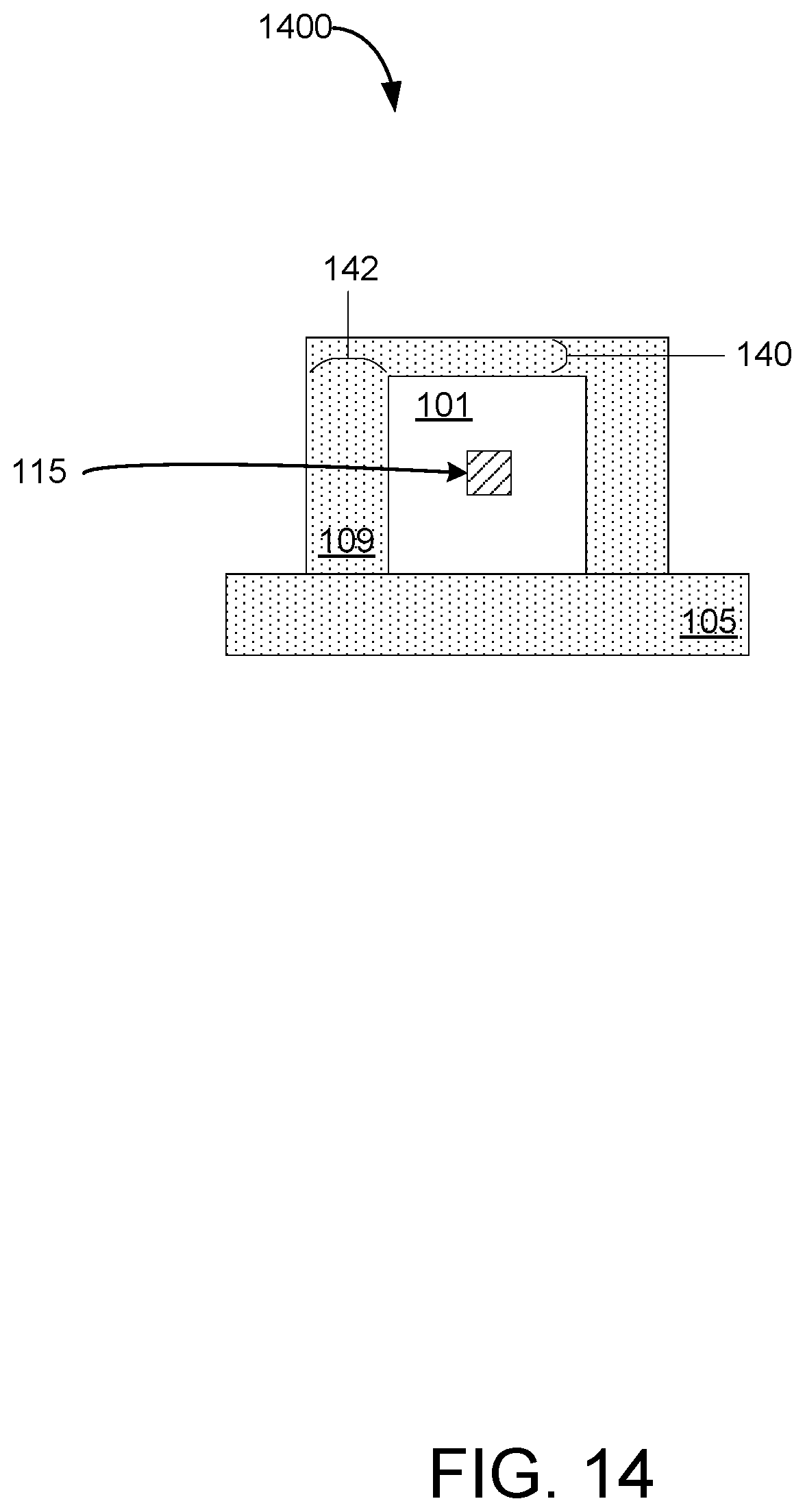 Patent US12599901 Figure 14 – Microfluidic reaction chamber with a reaction chamber circuit
