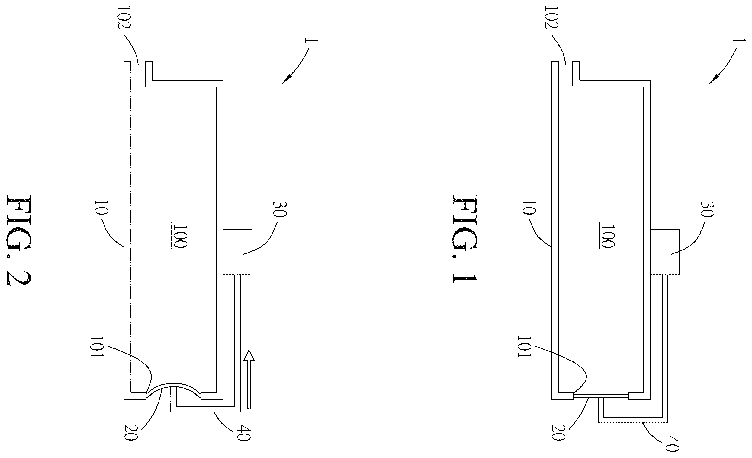 Patent US12599904 Figure 1 – Pressure generating device and detecting system including the same