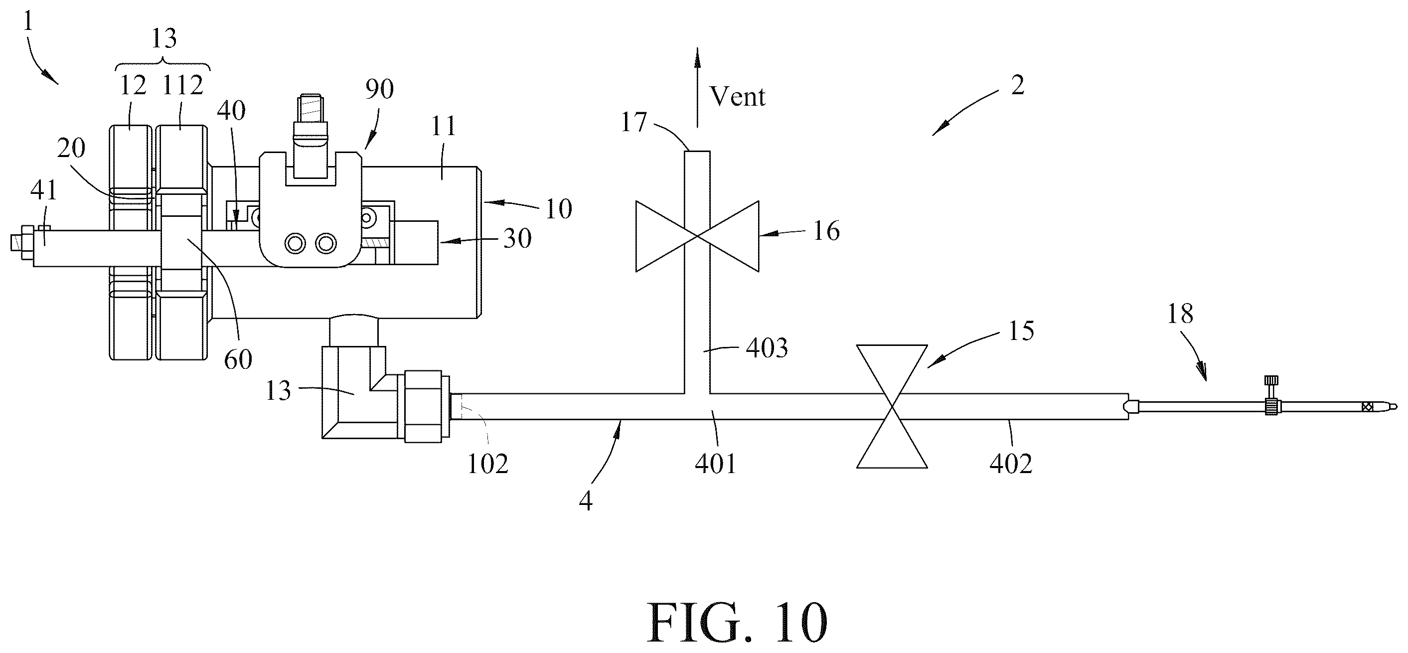 Patent US12599904 Figure 8 – Pressure generating device and detecting system including the same