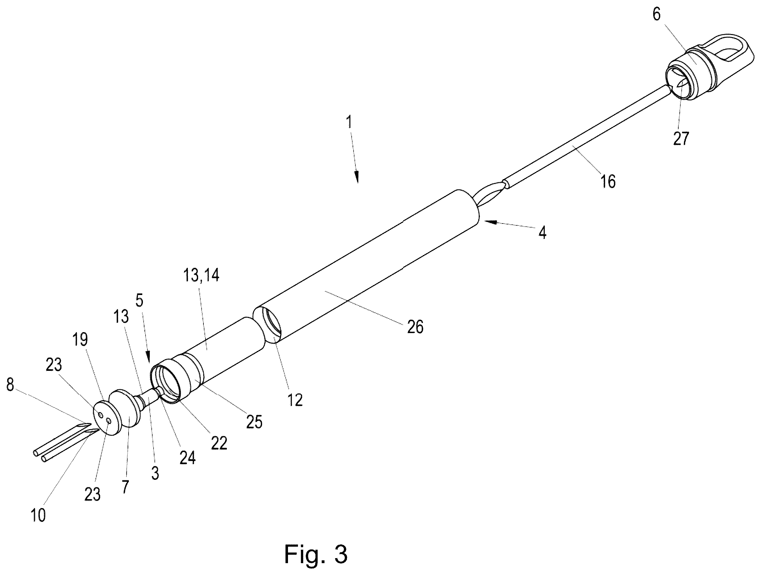 Patent US12599906 Figure 3 – Container for small liquid volumes