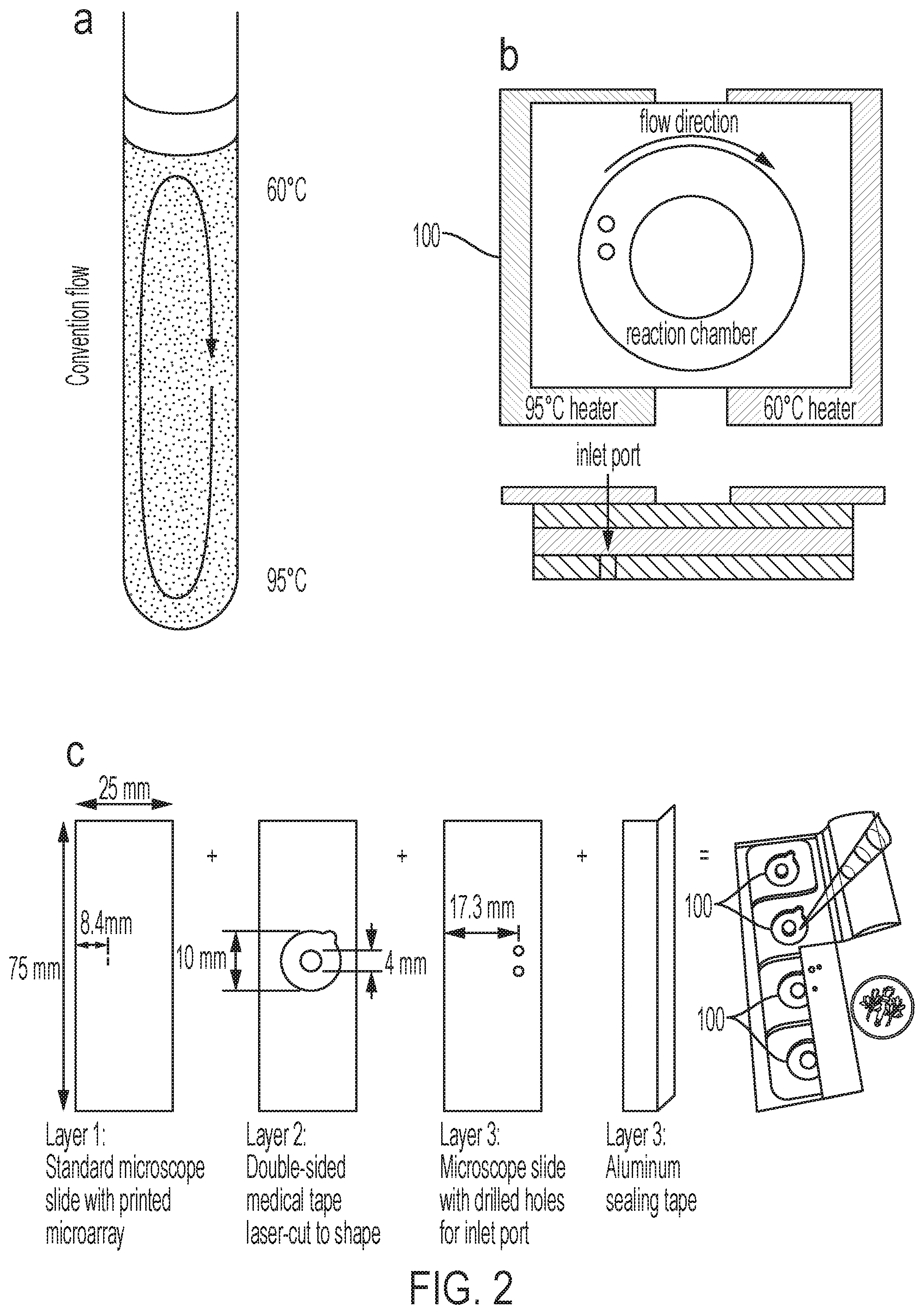 Patent US12599908 Figure 2 – Apparatus and methods for multiplexed amplification and detection of DNA using convectional heating and label-free microarray