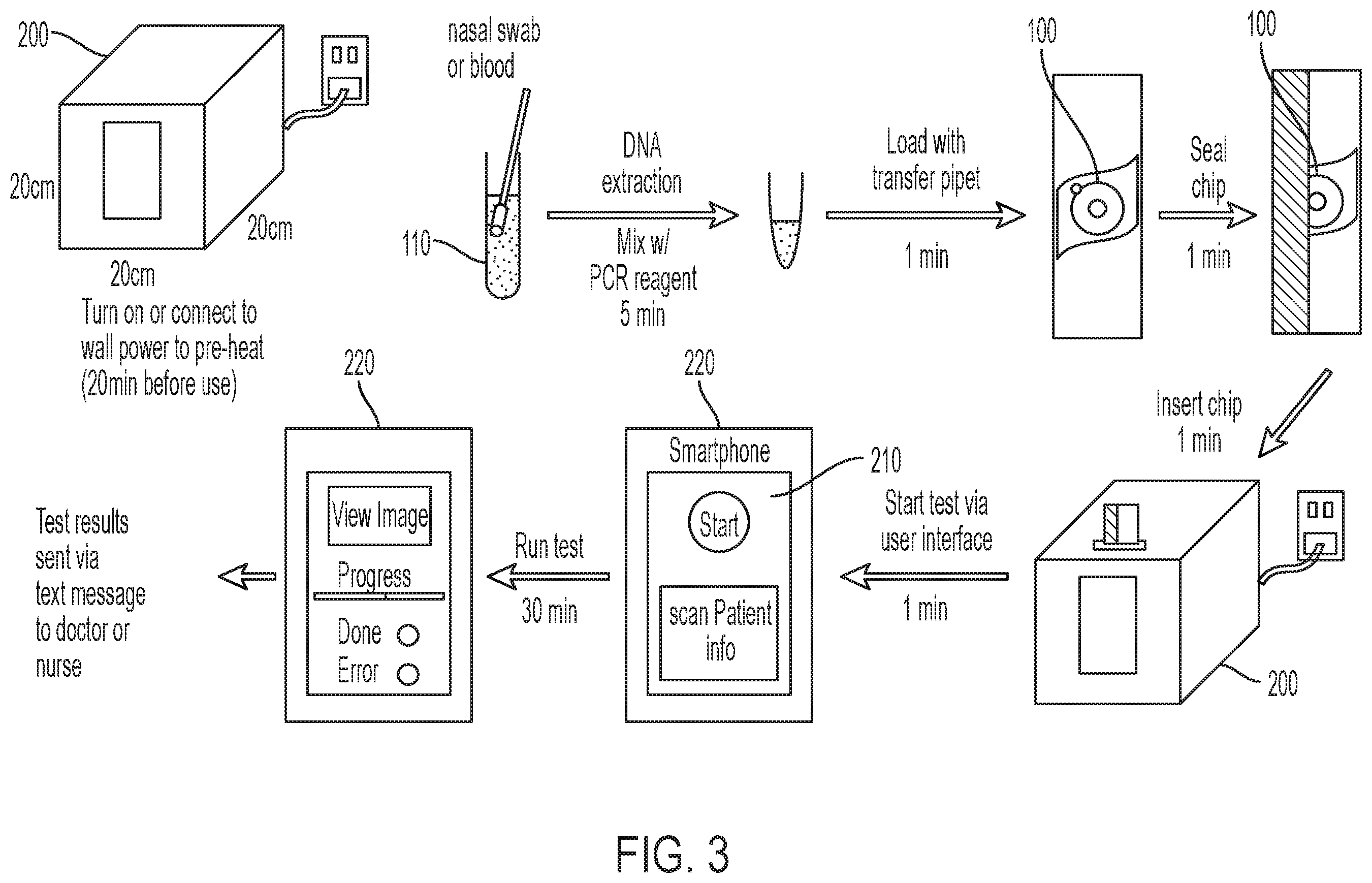 Patent US12599908 Figure 4 – Apparatus and methods for multiplexed amplification and detection of DNA using convectional heating and label-free microarray