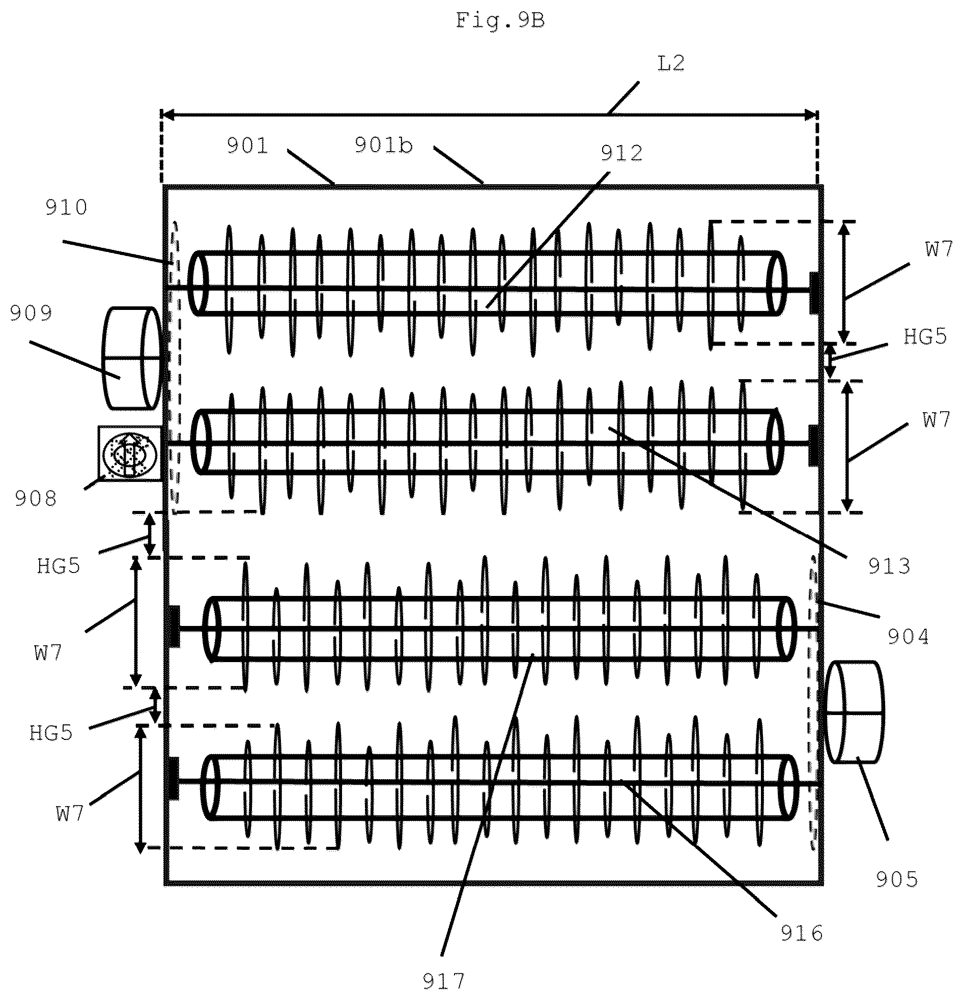 Patent US12599910 Figure 8 – Configurable, compact, multi-variant recyclable material fragmentation apparatus and method