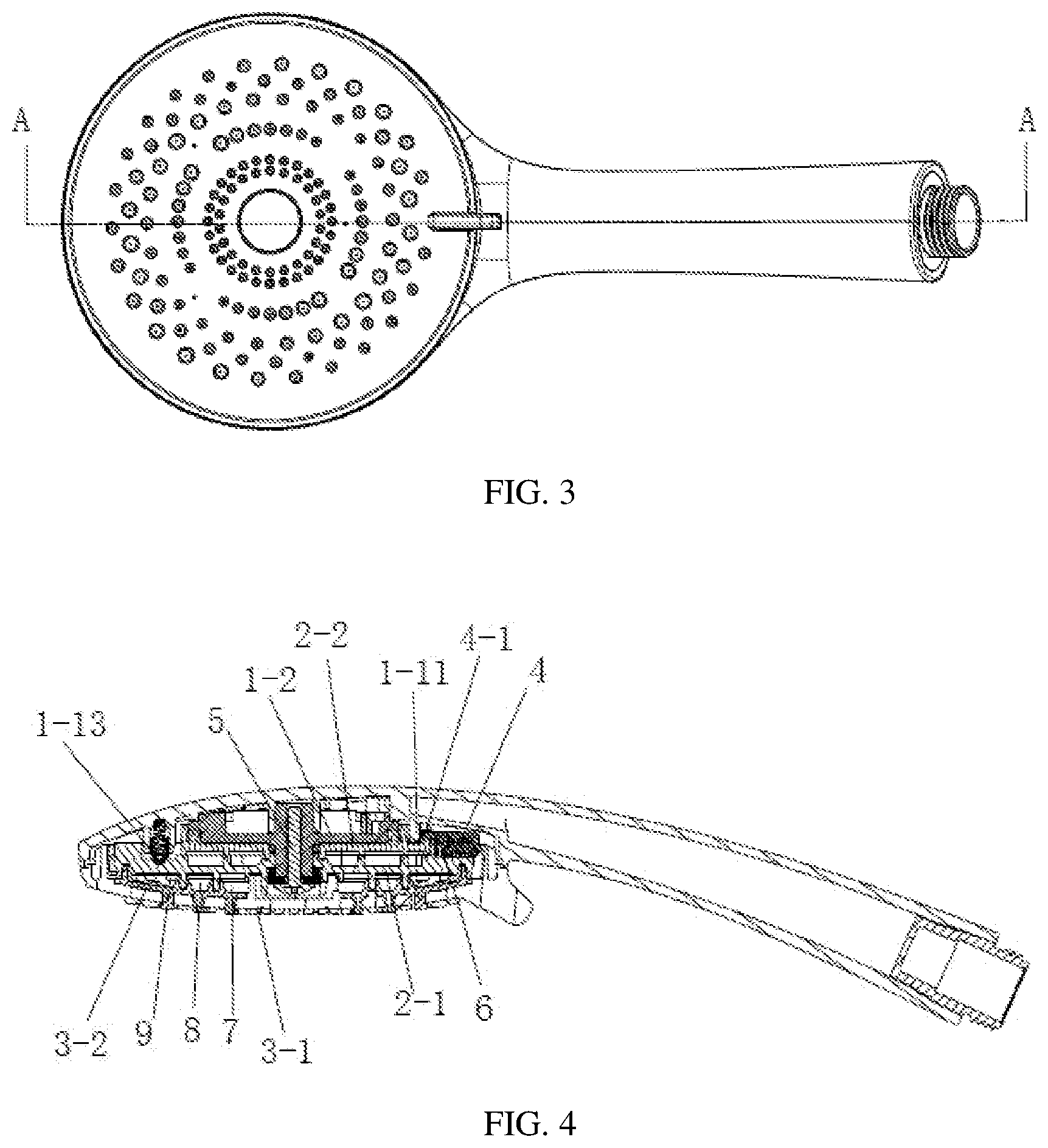 Patent US12599917 Figure 3 – Shower head capable of being rapidly assembled