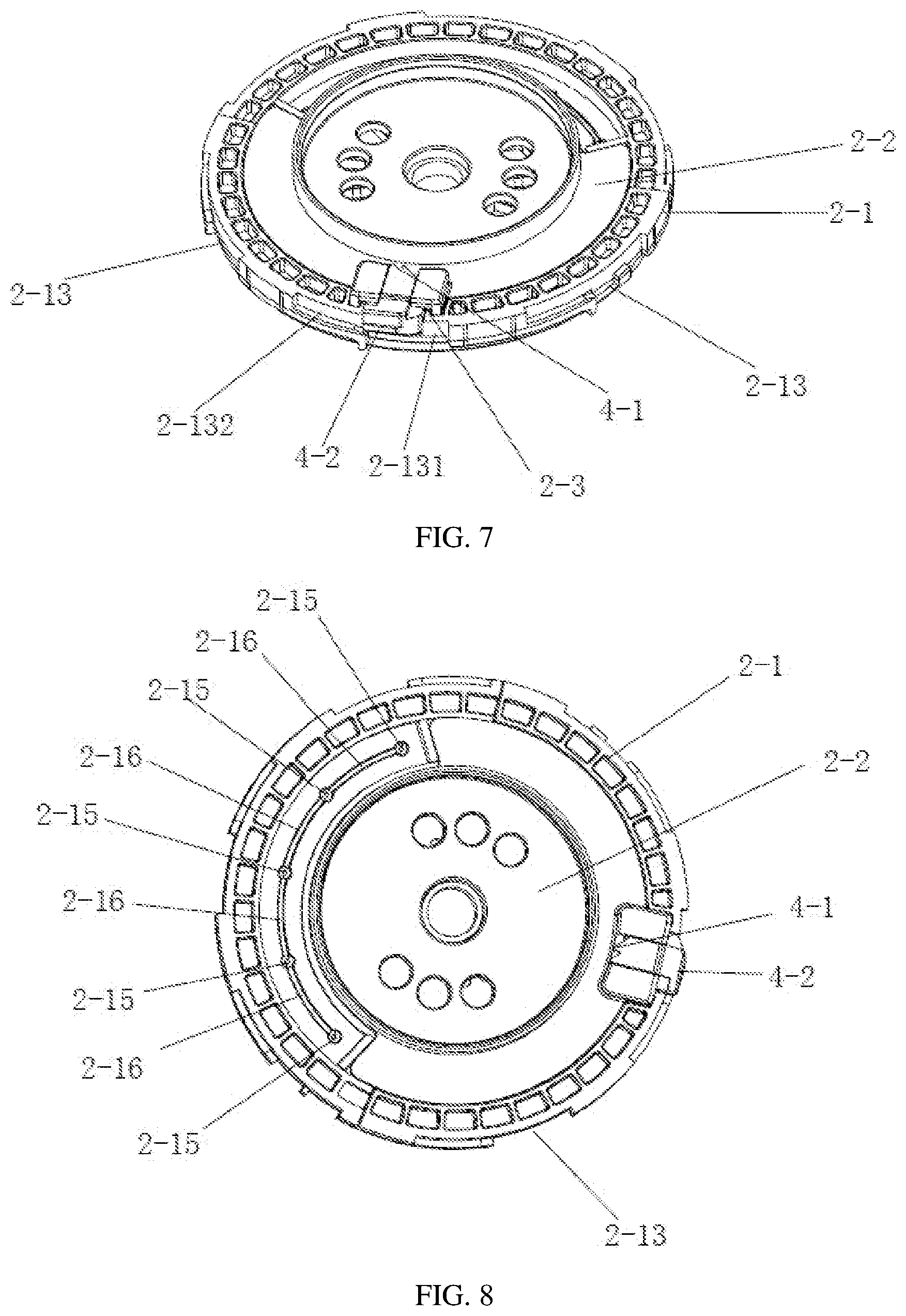Patent US12599917 Figure 5 – Shower head capable of being rapidly assembled