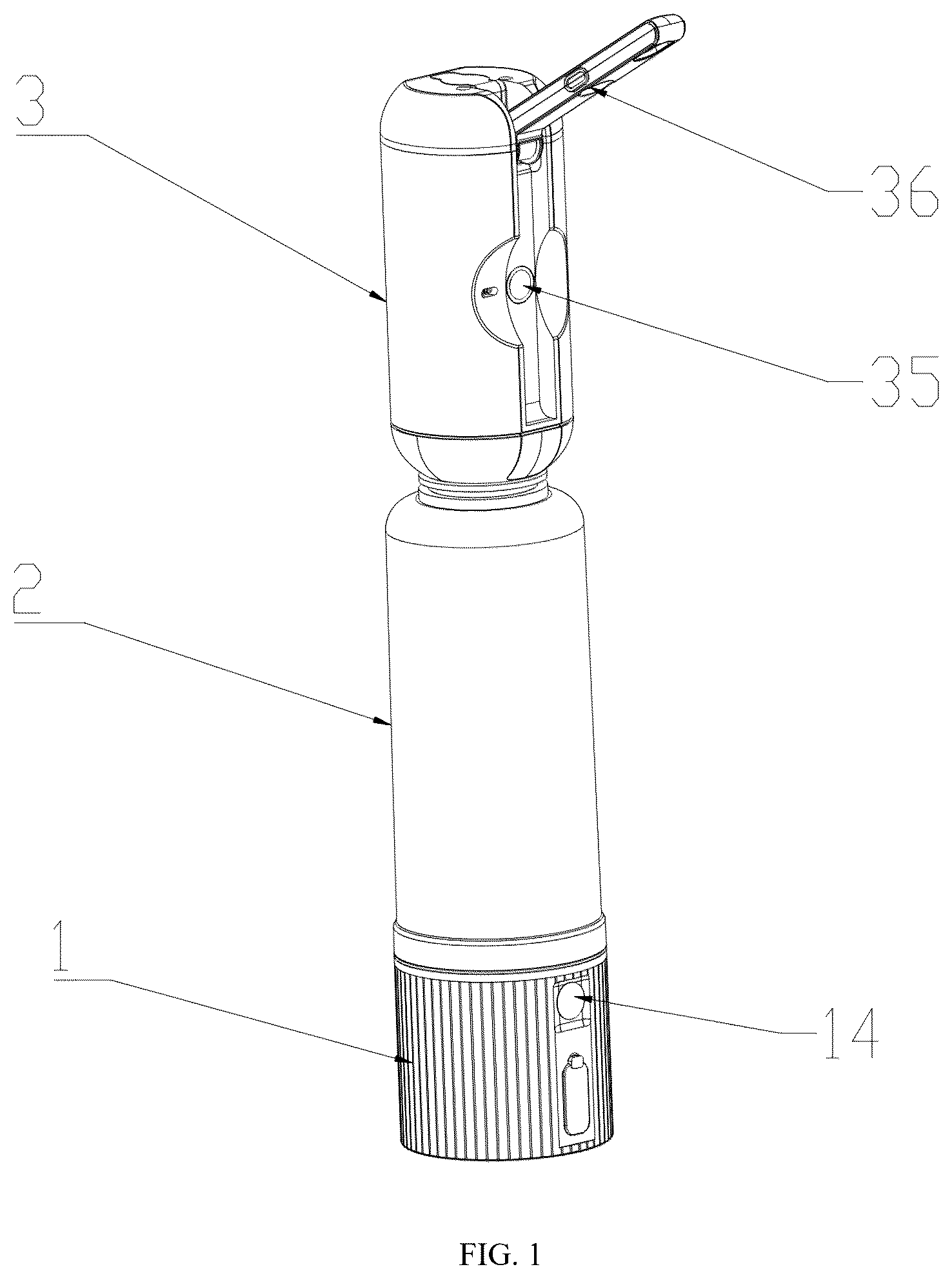 Patent US12599918 — Heatable portable irrigator — Figure 1