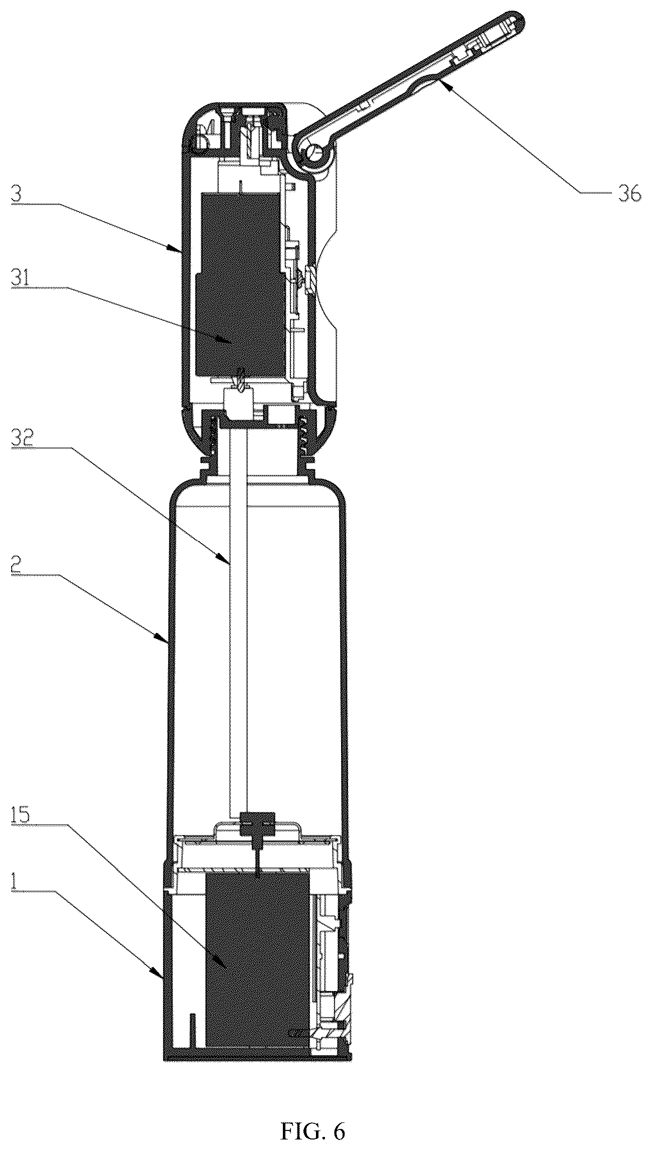 Patent US12599918 Figure 6 – Heatable portable irrigator