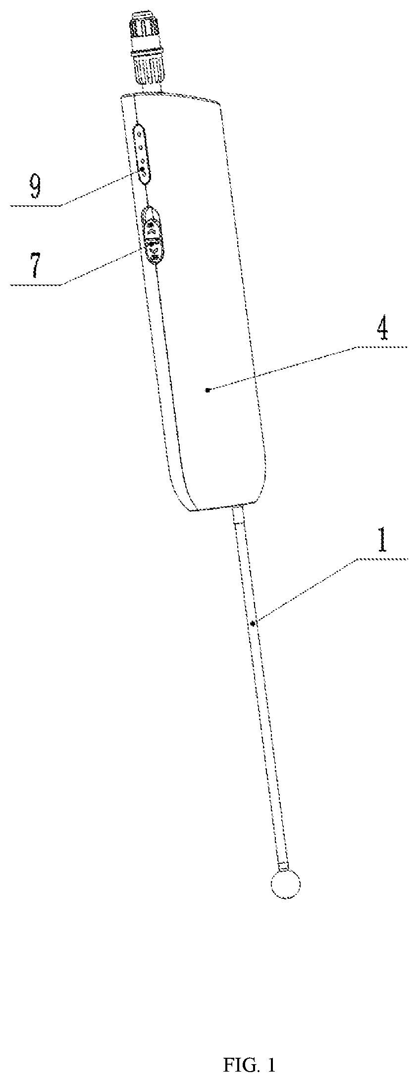 Patent US12599920 Figure 1 – Hand-held wireless electric sprayer