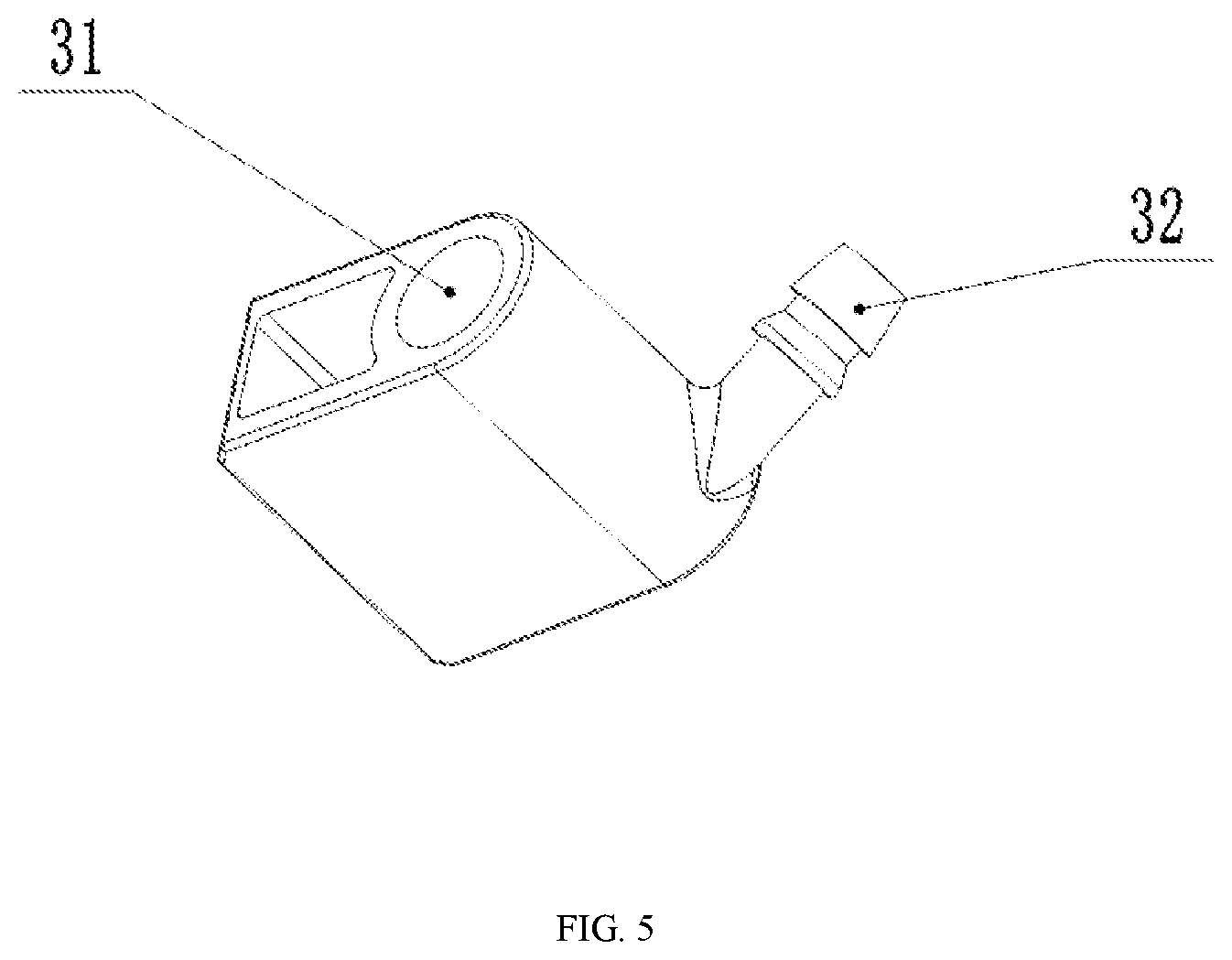 Patent US12599920 Figure 5 – Hand-held wireless electric sprayer