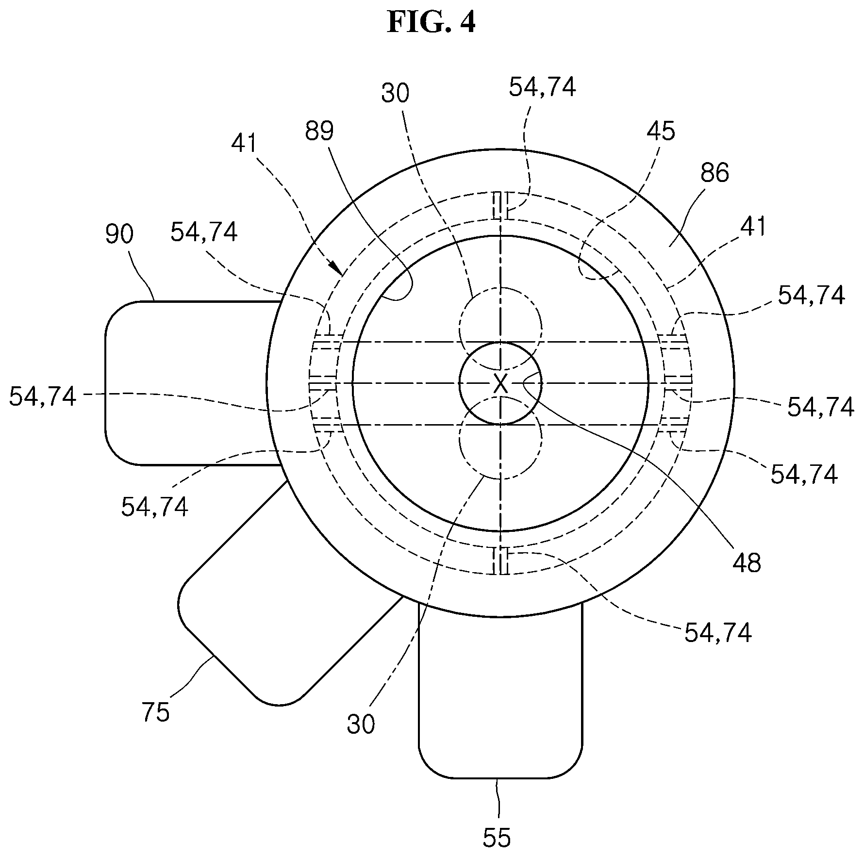Patent US12599923 Figure 4 – Apparatus and method for cleaning fluid discharging nozzle