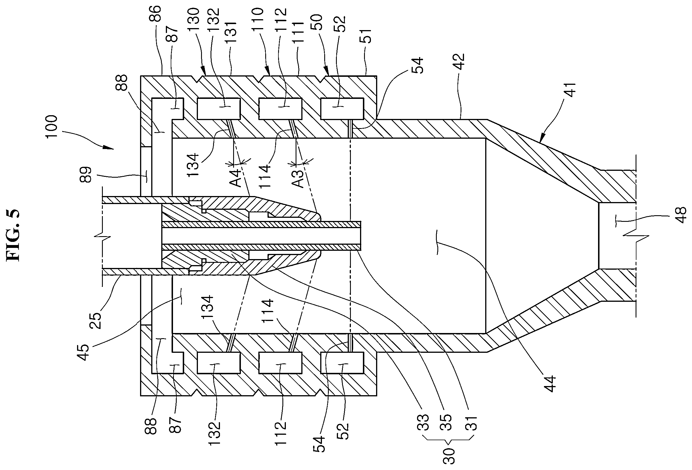 Patent US12599923 Figure 5 – Apparatus and method for cleaning fluid discharging nozzle