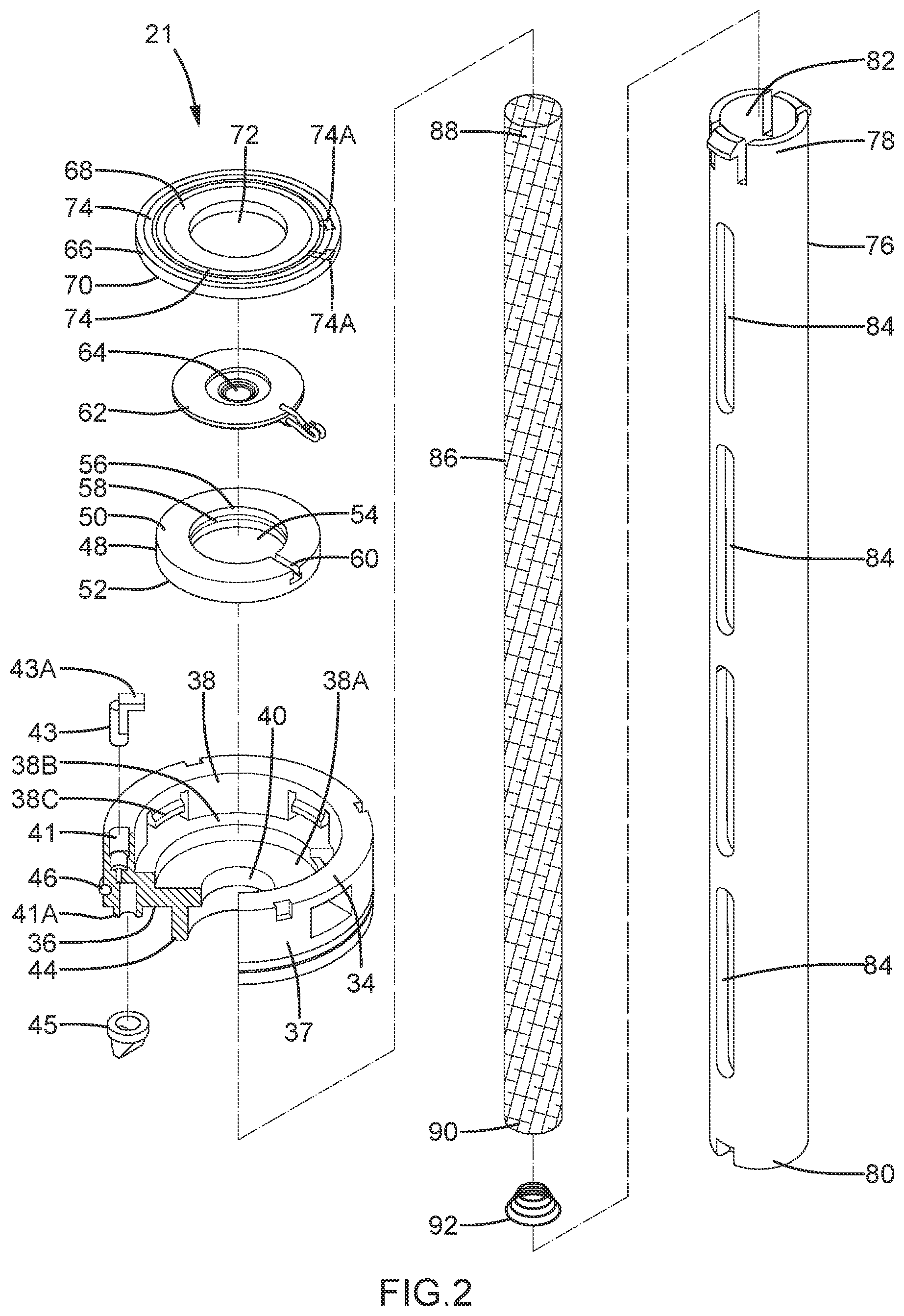 Patent US12599924 Figure 2 – Atomization bottle and liquid atomization device including the atomization bottle