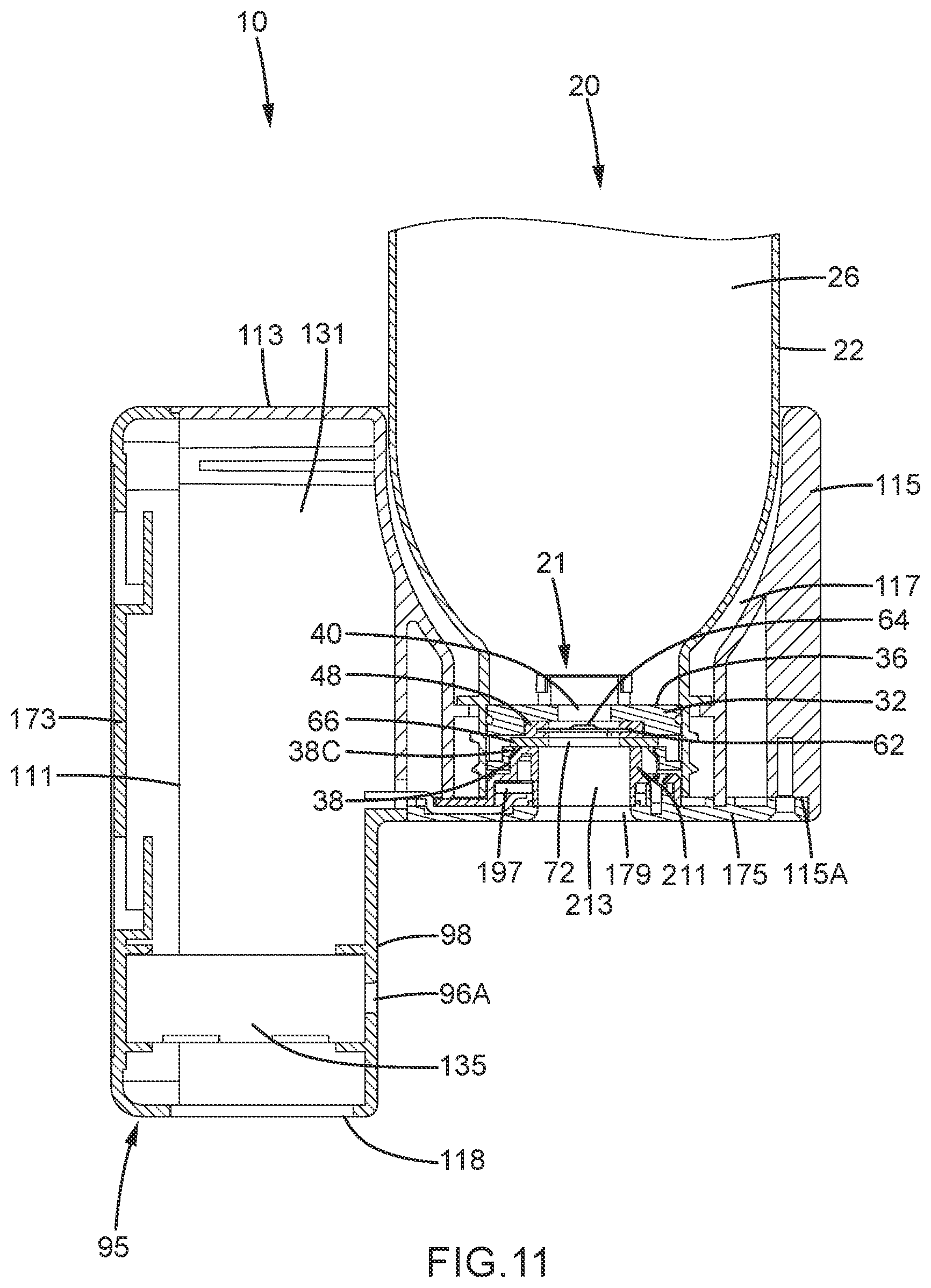 Patent US12599924 Figure 12 – Atomization bottle and liquid atomization device including the atomization bottle